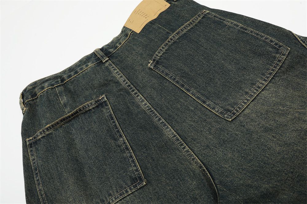 Vintage Men's heavy duty distressed punk washed cargo scimitar jeans Size US 32 / EU 48 - 5 Thumbnail