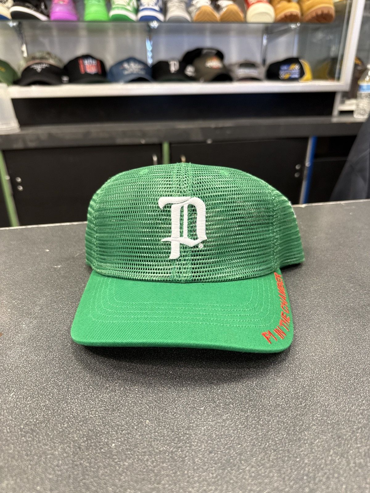 Paly Hollywood P Mesh F1 Hat Green