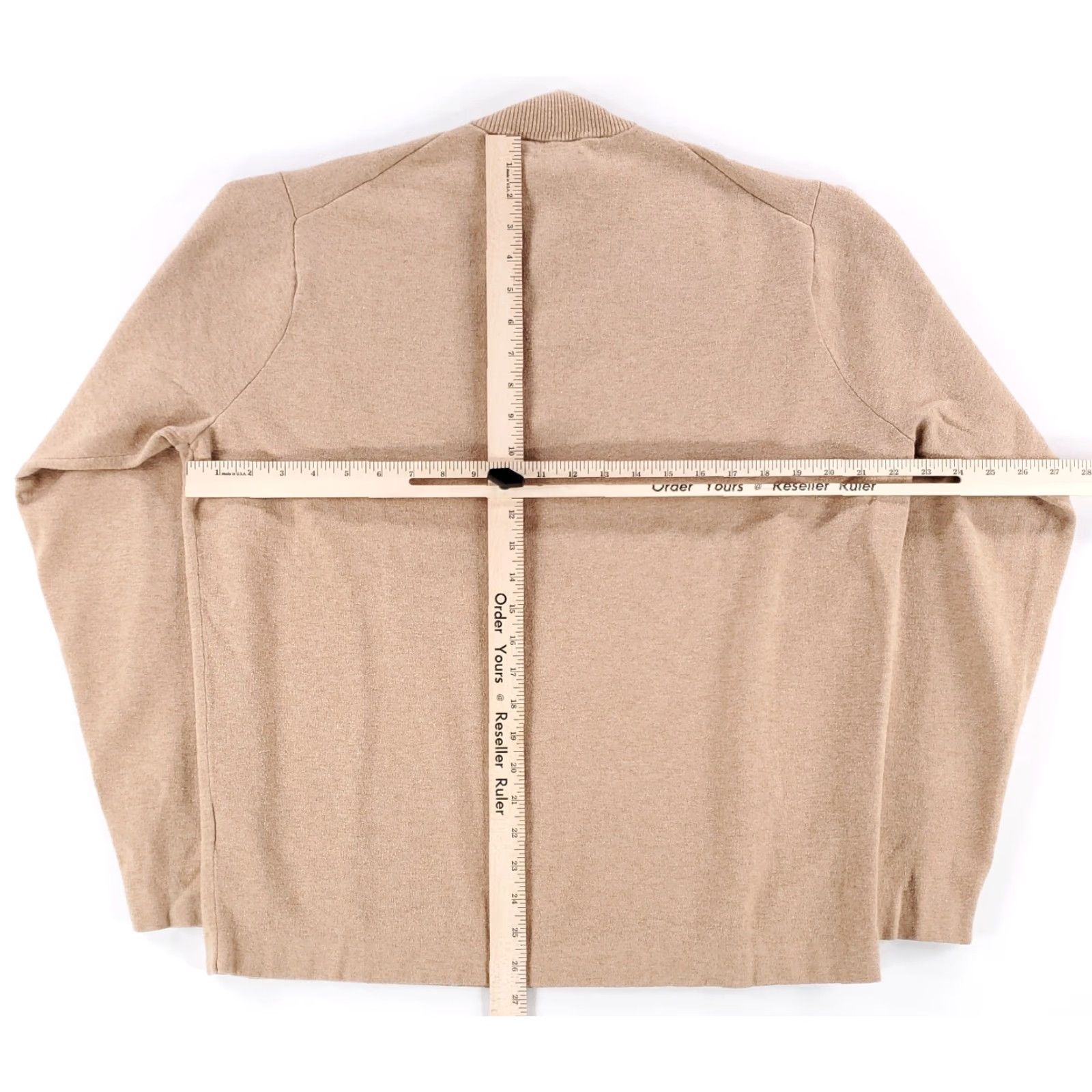 Peter Millar Peter Millar Crown Comfort 1/4 Zip Pullover Shirt Tan Brown Long Sleeve Mens XL Brown 1/4 Zip Pullover Shirt Mens XL, Crown Comfort, Peter Millar Size US XL / EU 56 / 4 - 7 Thumbnail