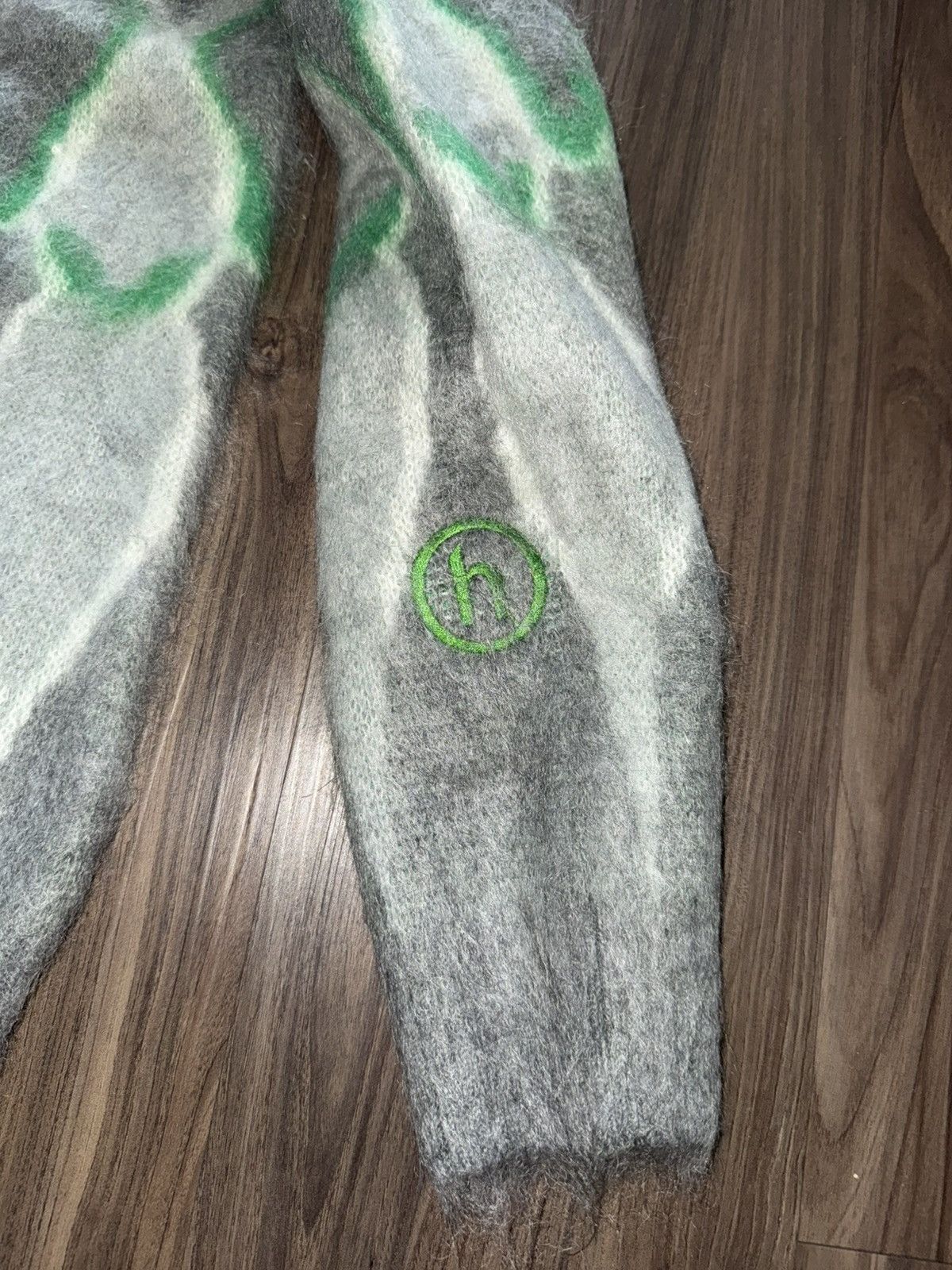 HIDDEN × Needles Needles x HIDDEN NY Mohair Cardigan Grey Green Japan Size L Size US L / EU 52-54 / 3 - 2 Thumbnail