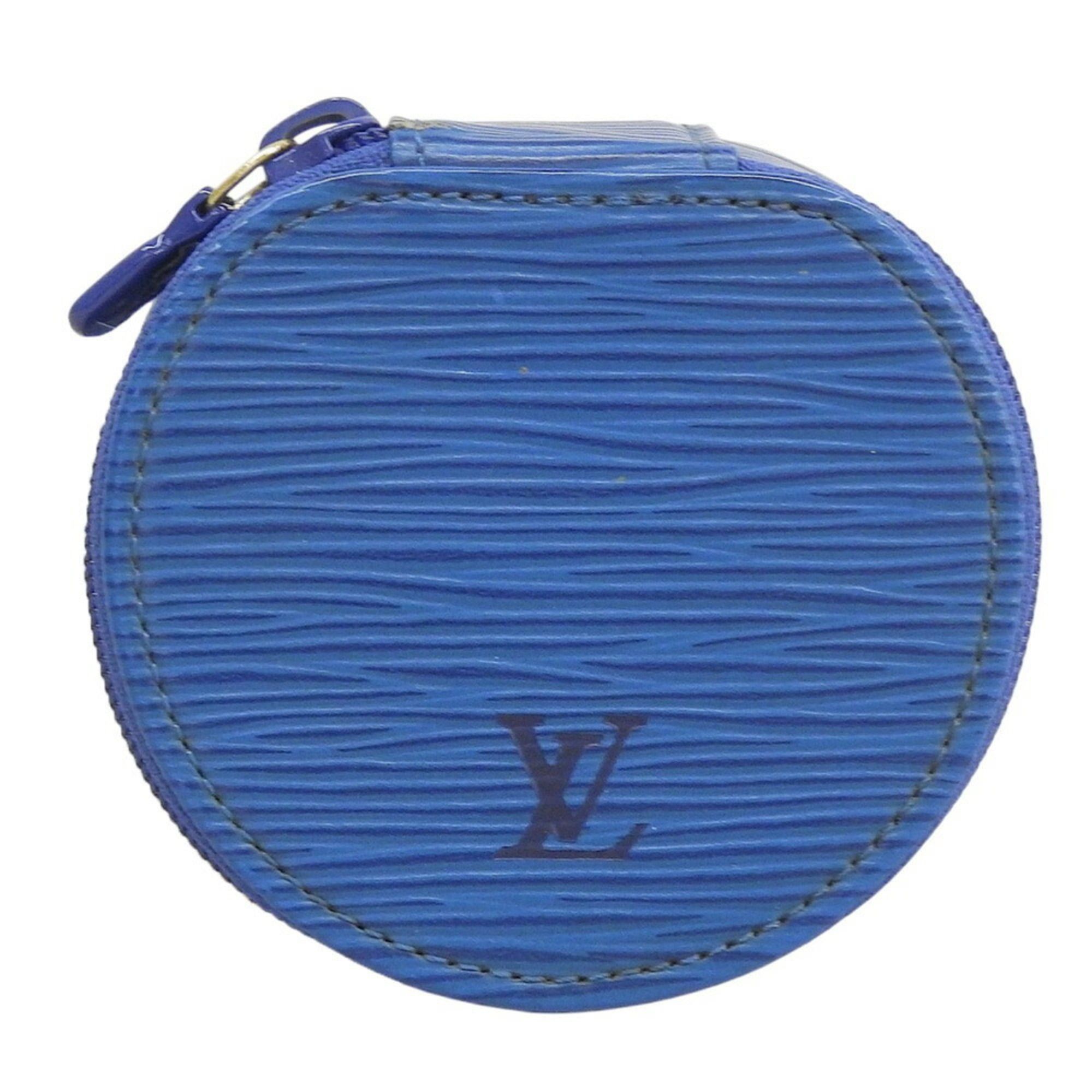 Louis Vuitton Louis Vuitton Epi Ecrin Bijou 8 M48225 Case Blue Pouch Size ONE SIZE - 1 Thumbnail