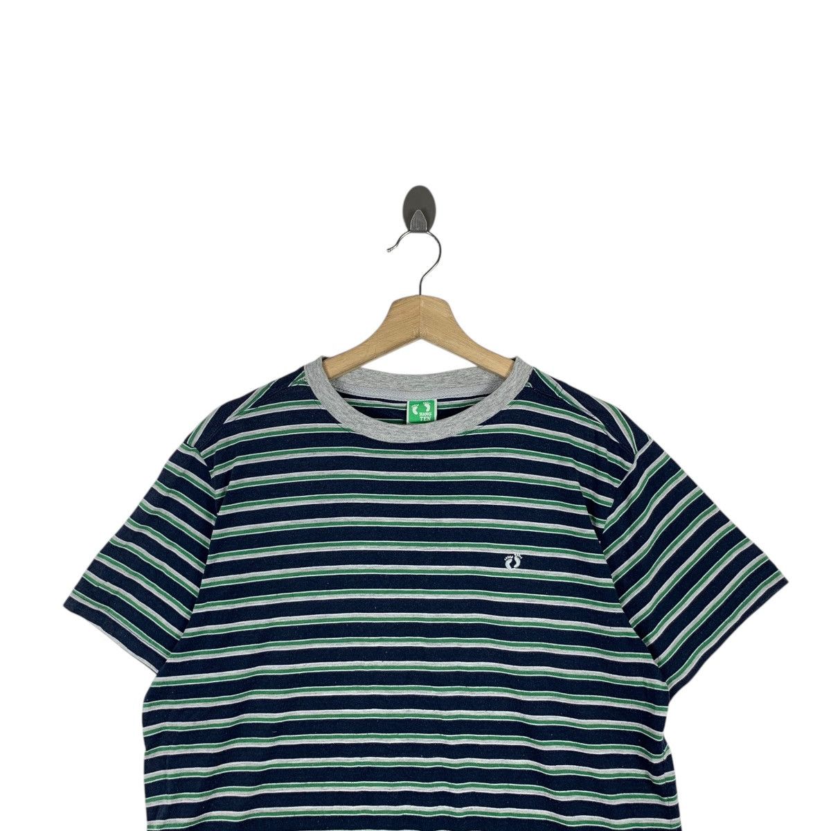 Hang Ten Vintage HANG TEN HAWAII Honolulu Striped Tee Shirt Top Size US L / EU 52-54 / 3 - 2 Thumbnail