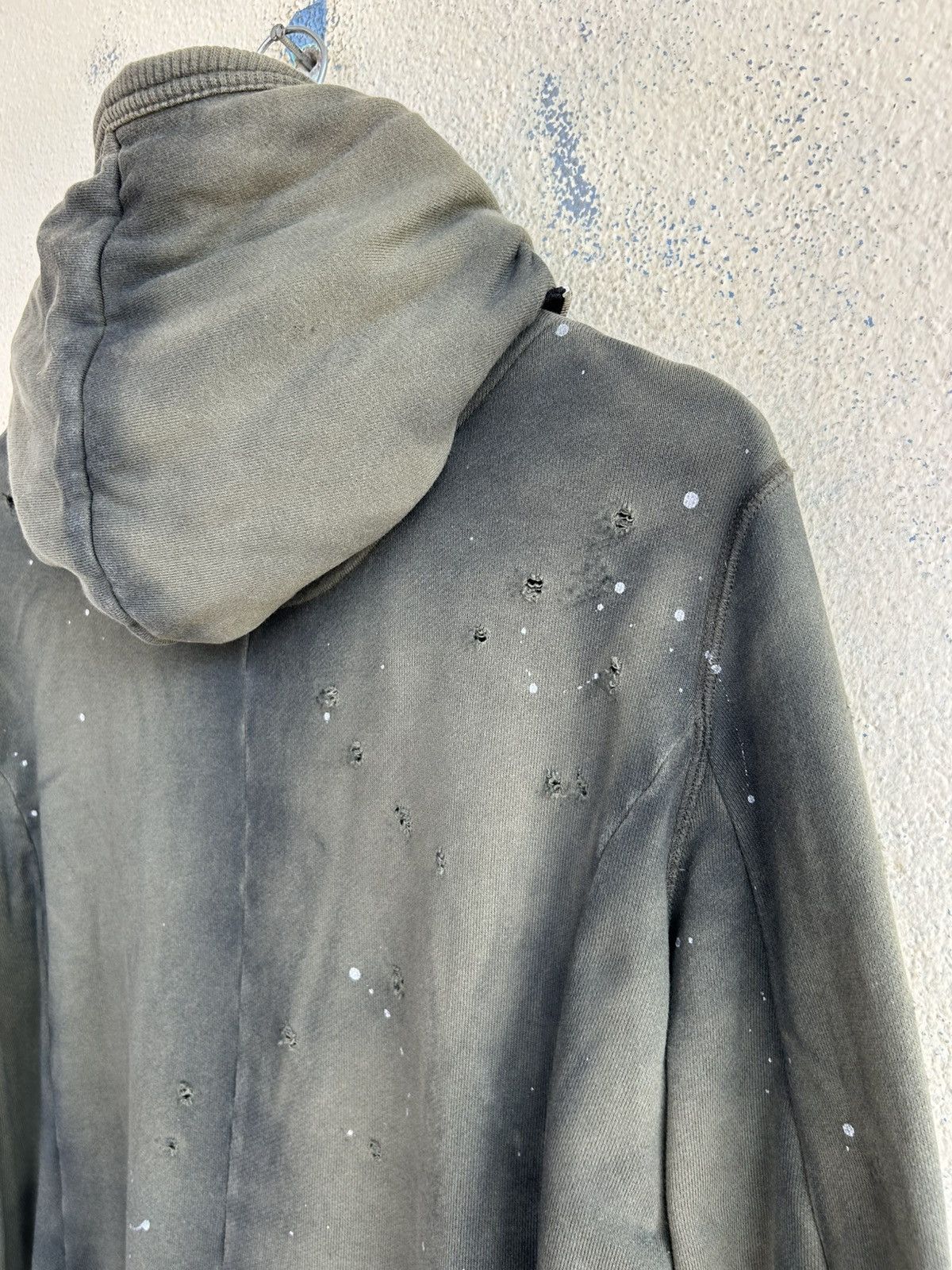 Japanese Brand × Seditionaries Armure Gunshots Distressed Hoodie Size US XS / EU 42 / 0 - 9 Thumbnail