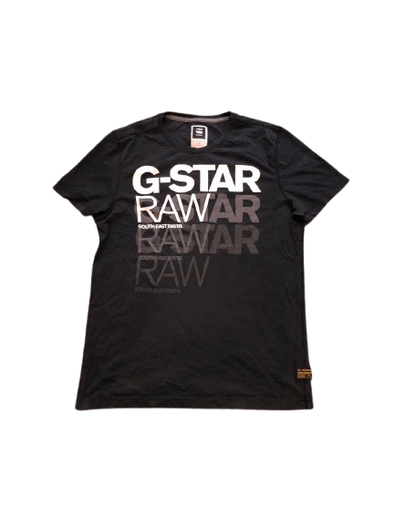 G-Star Vintage G-Star Raw Big Logo Short Sleeve T-Shirt Size M Size US M / EU 48-50 / 2 - 1 Thumbnail