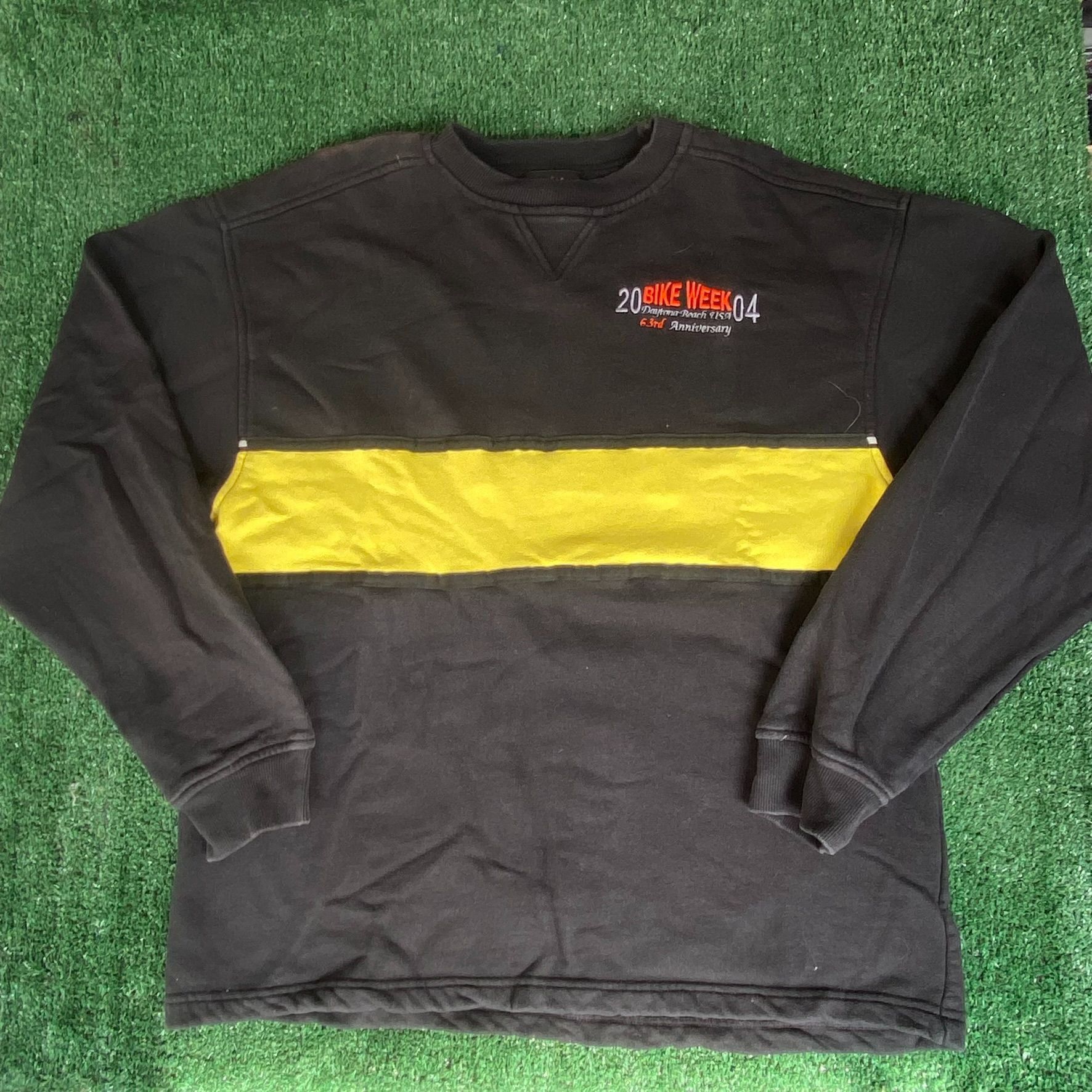 Vintage Vintage Y2K Bike Week Sweatshirt Grunge Motorcycle Biker Size US XXL / EU 58 / 5 - 1 Thumbnail