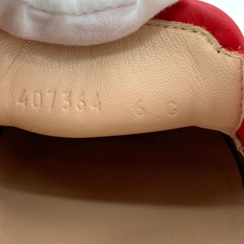 Gucci Gucci Red logo printed one-foot casual board shoes 2502-Nex Size US 8 / EU 41 - 6 Thumbnail