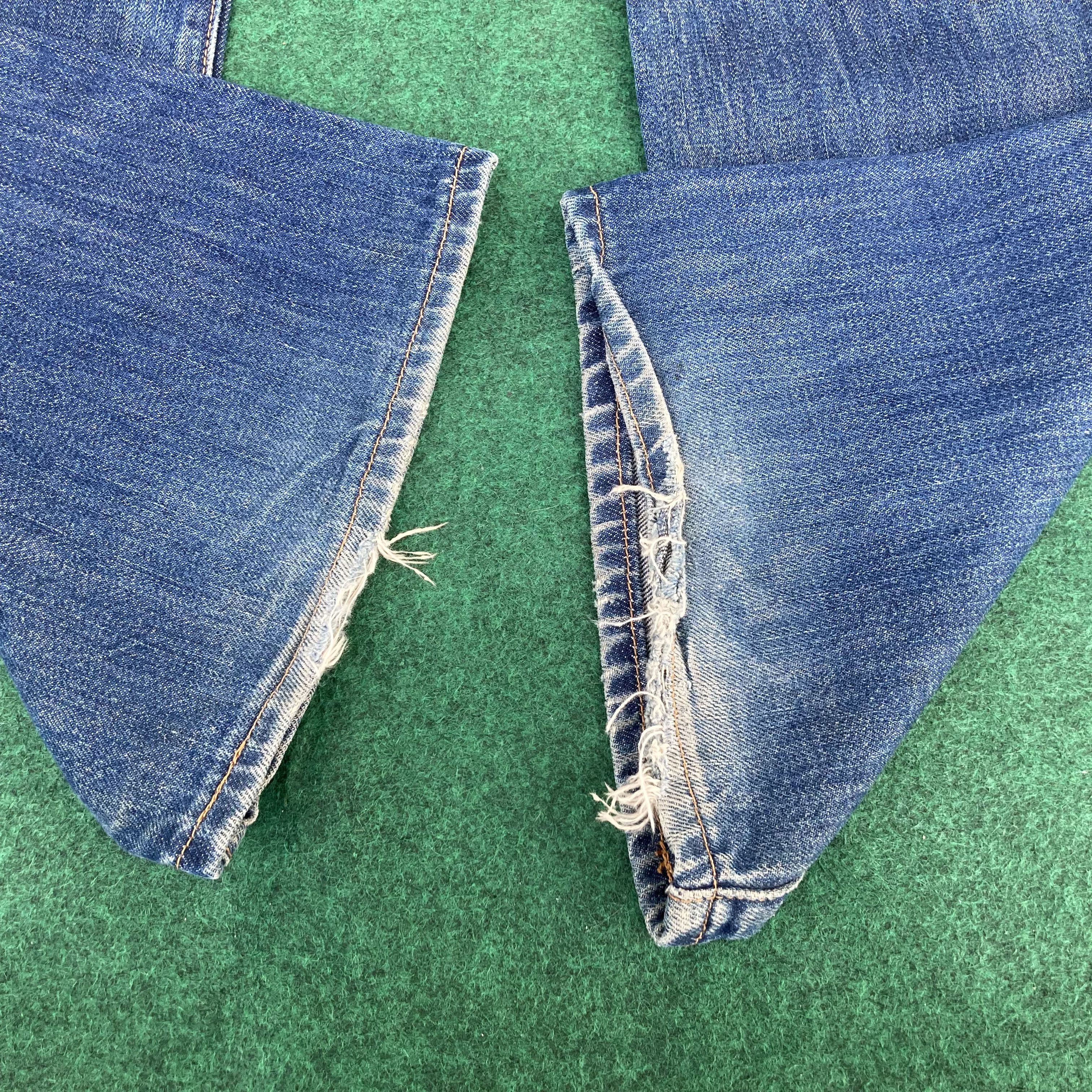 Levi's × Vintage Vtg Levis 517 Ripped Denim Bootcut Flared Sz 33 Jeans Size US 33 - 8 Thumbnail