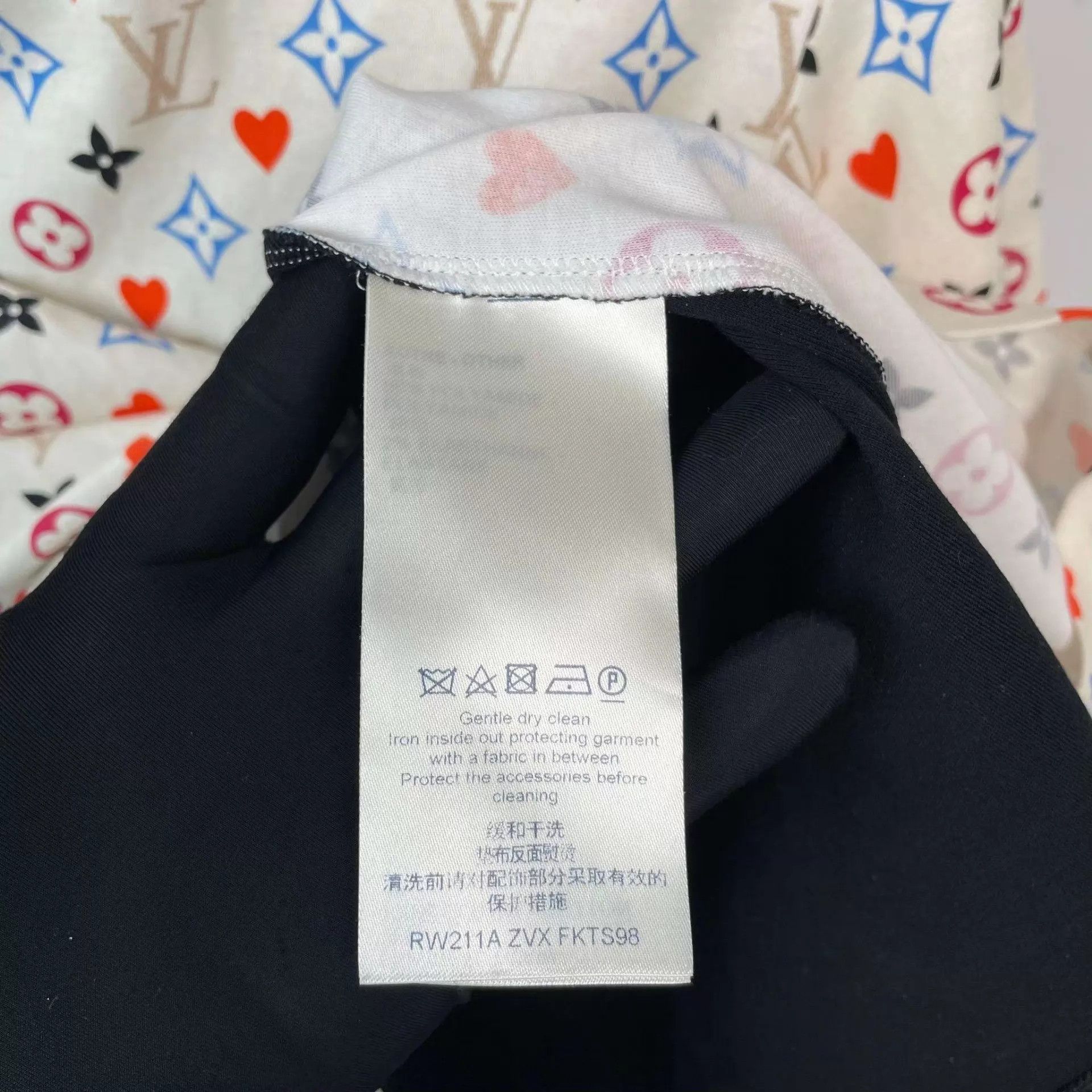 Louis Vuitton LV colorful logo all over print T-shirt XXS Size XXS / US 00 / IT 34 - 7 Thumbnail