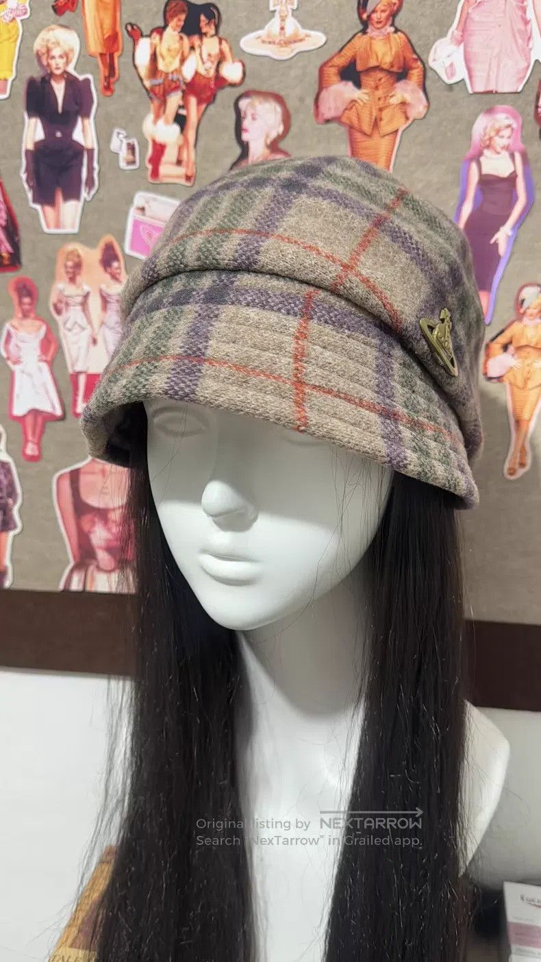 Vivienne Westwood Vivienne Westwood Purple Newsboy Hat Size ONE SIZE - 3 Thumbnail