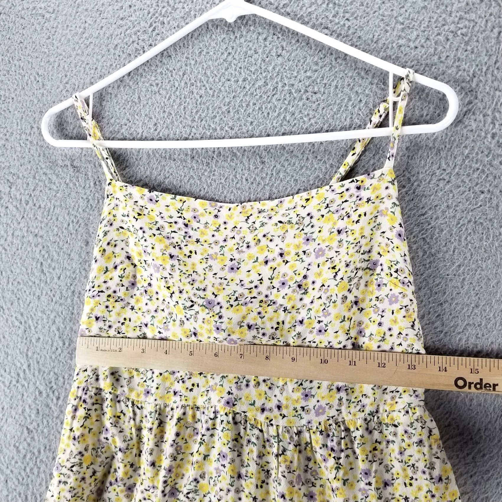 Vintage Daisy & Delilah Tank Top Women Medium Yellow Floral Print Sleeveless Tie NWT Top Daisy & Delilah Tank Womens M Yellow Floral Shirt? Size M / US 6-8 / IT 42-44 - 6 Thumbnail