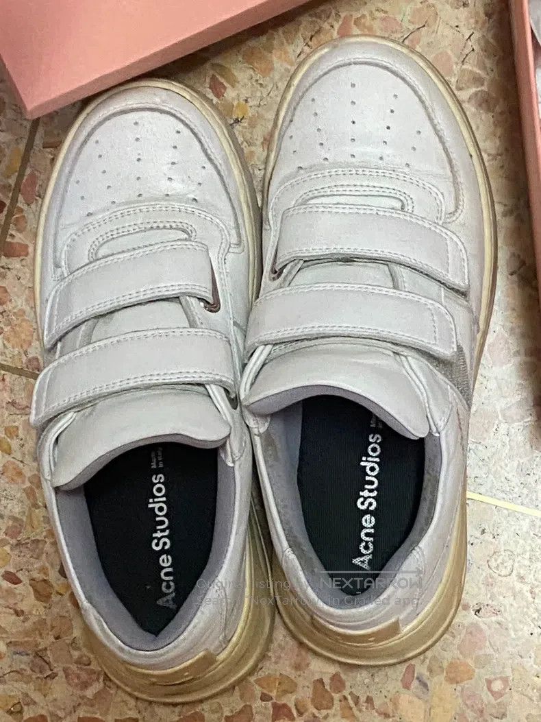 Acne Studios Acne Studios Vintage Style White Sneakers Size US 7.5 / IT 37.5 - 5 Thumbnail