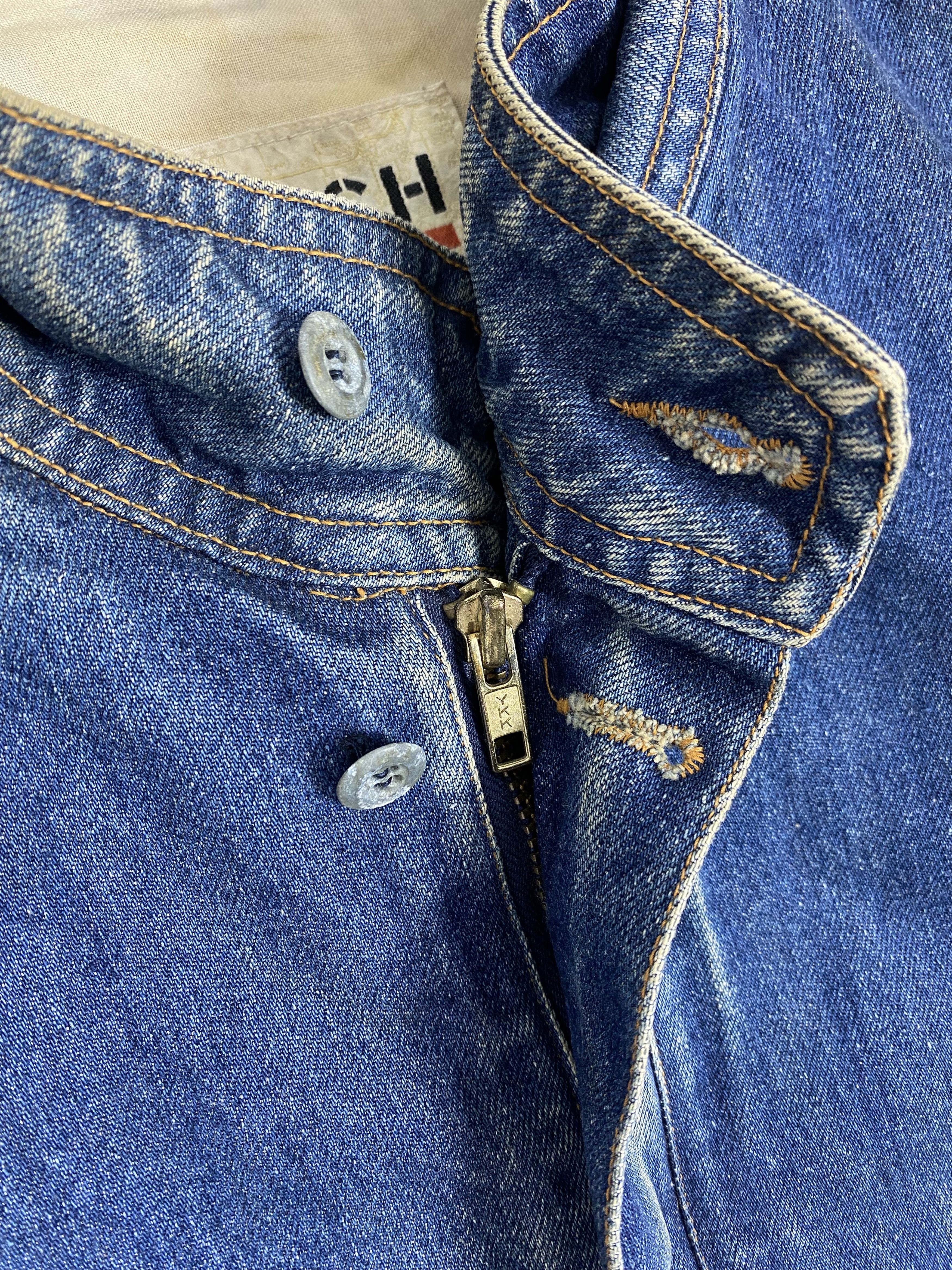 Japanese Brand × Vintage Vintage Potlatch Denim Jacket Size US L / EU 52-54 / 3 - 4 Thumbnail