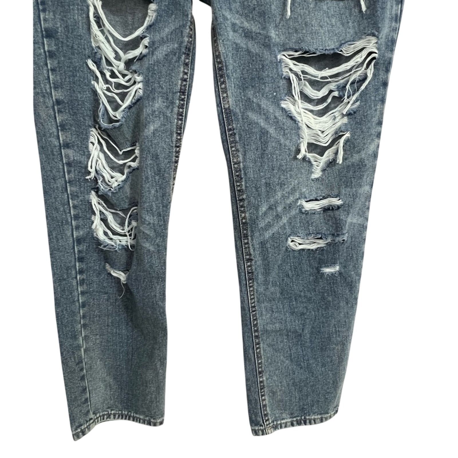 Other Refuge Denim Mom High Rise Distressed Women’s Jeans Size 13 Size 34" / US 12 / IT 48 - 3 Thumbnail