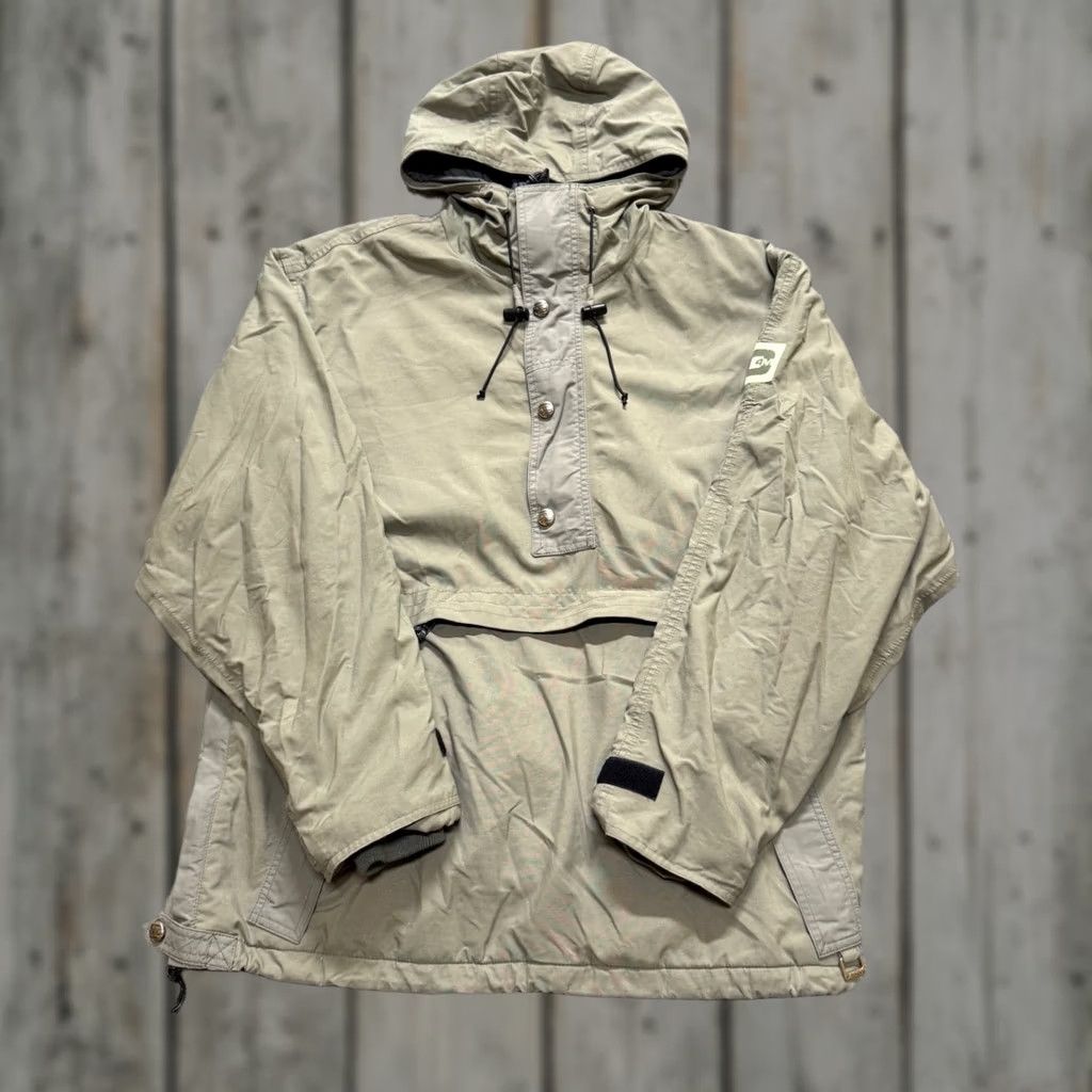 The Unbranded Brand Capp3l Anorak Jacket Men's L Gray Windbreaker 100% Polyester Windproof 1/4 Button Up Size US L / EU 52-54 / 3 - 1 Thumbnail