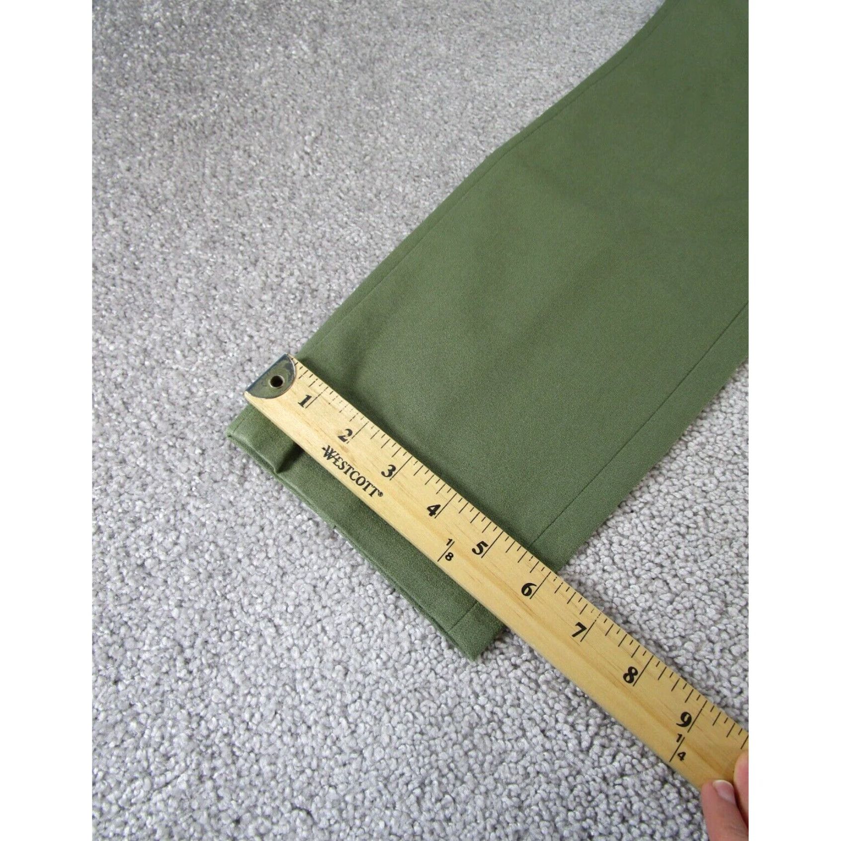 Everlane Everlane Womens Slim Pants 0 Green Side Zip Size 25" / US 0 / IT 36 - 6 Thumbnail