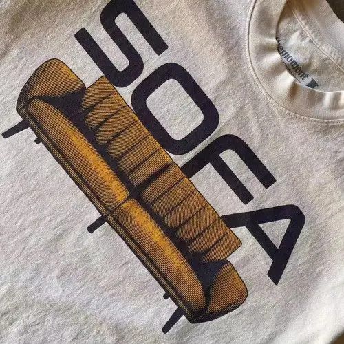 Other White retro sofa print loose tee Size US L / EU 52-54 / 3 - 2 Thumbnail