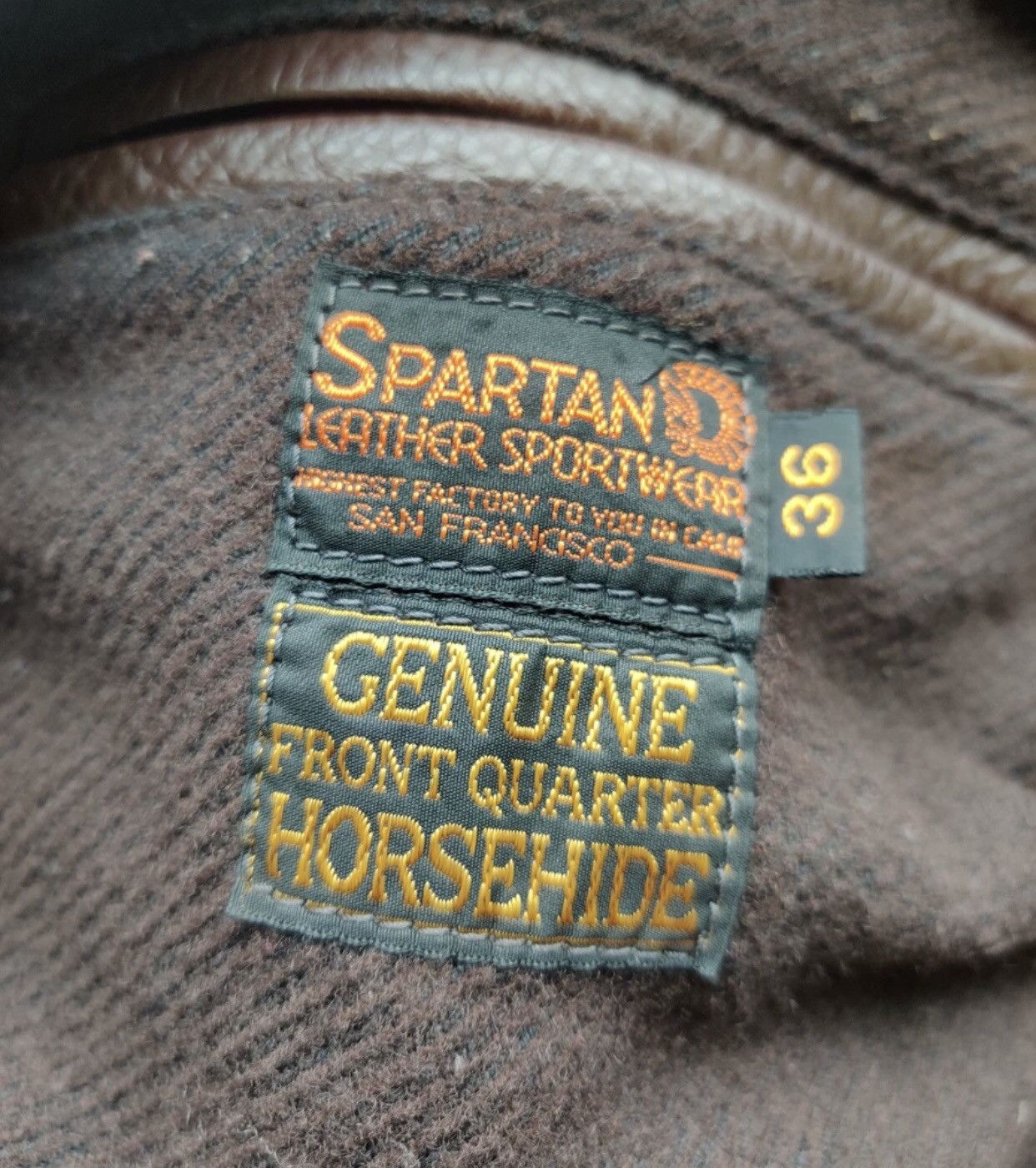 Freewheelers Freewheelers Brown Wooden Box Skull Horse Leather Coat Size US M / EU 48-50 / 2 - 4 Thumbnail