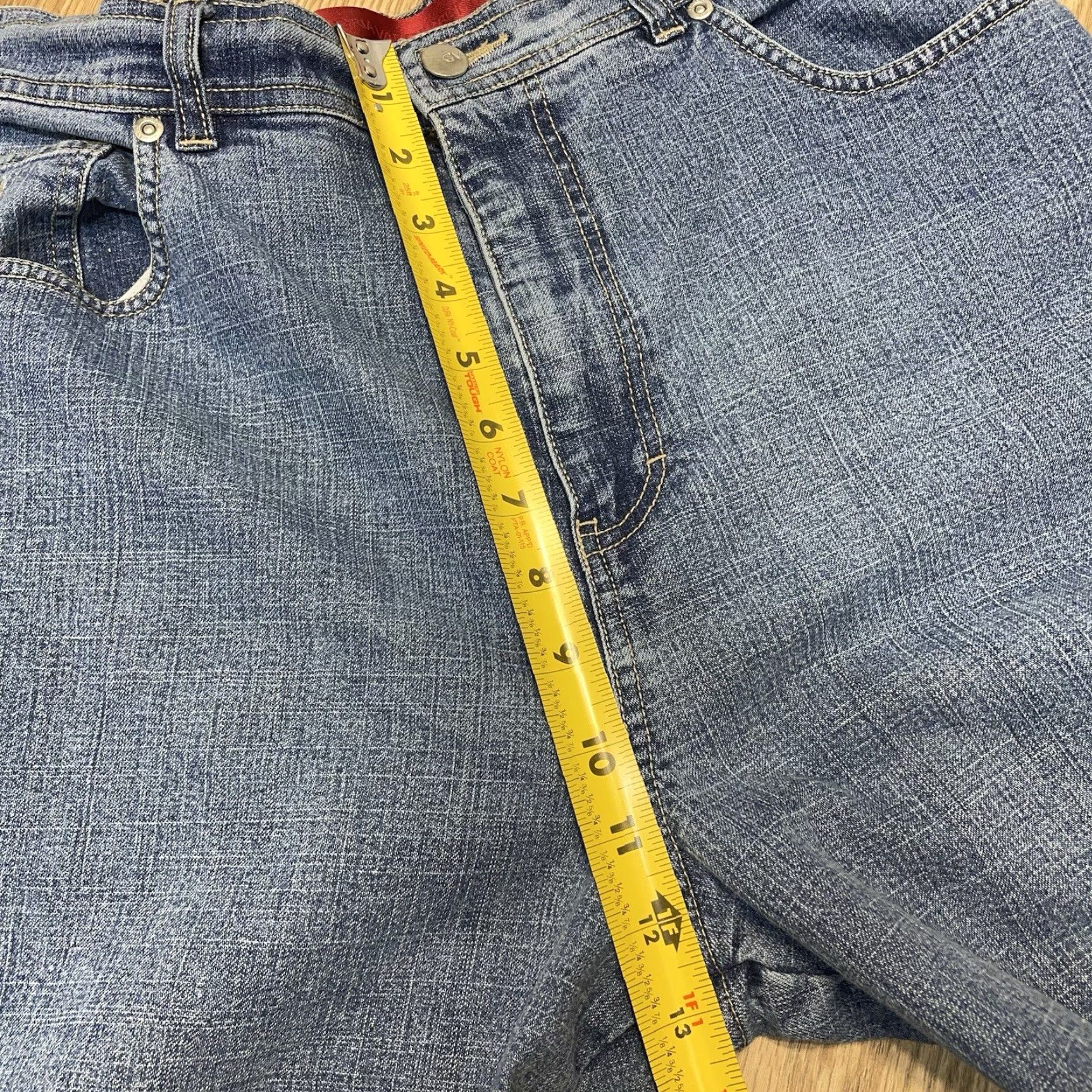 Gloria Vanderbilt GLORIA VANDERBILT Women's High Rise Straight Jeans Size 14 Medium Blue Size 36" / US 14 / IT 50 - 6 Thumbnail