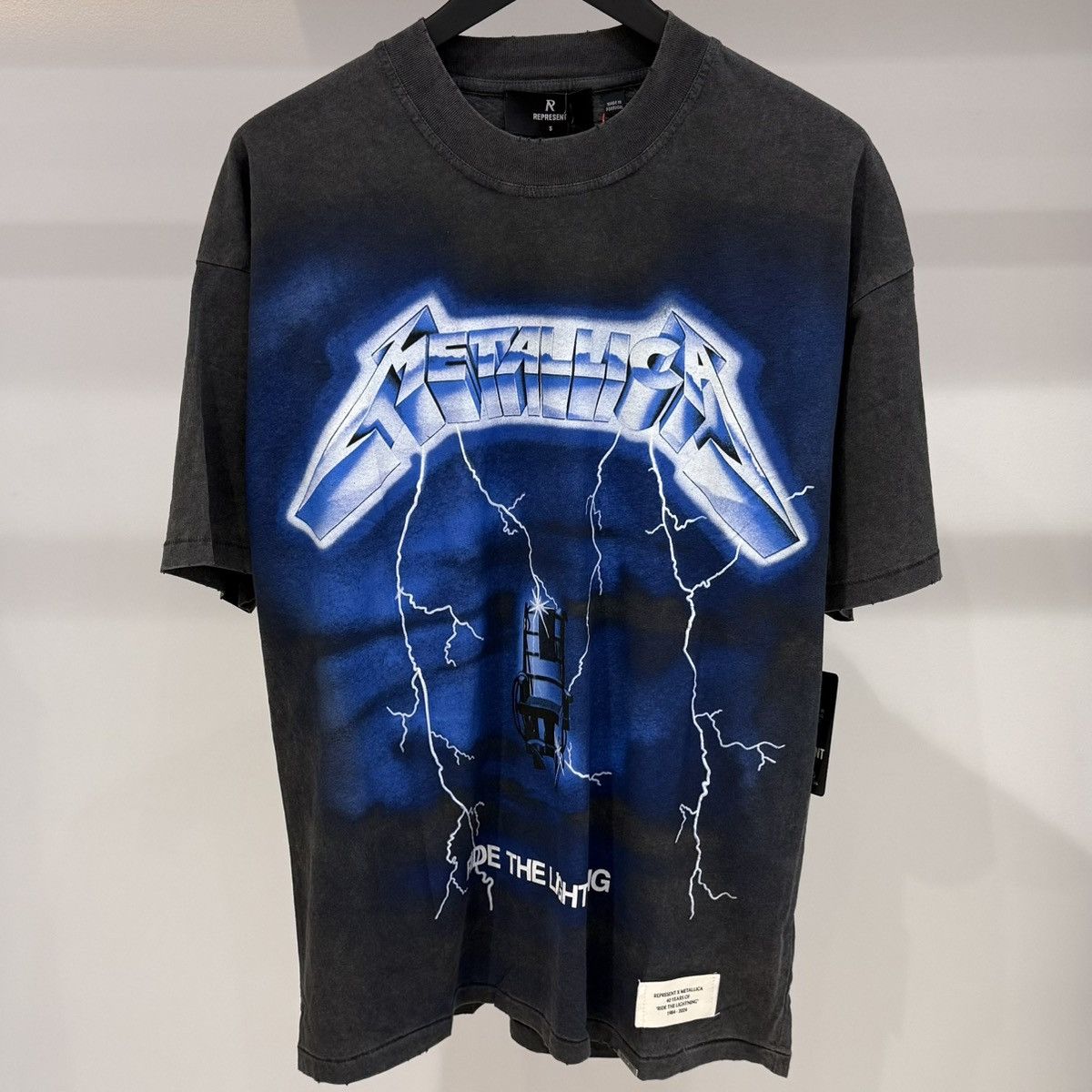 Represent Clo. Represent X Metallica Ride The Lightning Tee Size US S / EU 44-46 / 1 - 1 Thumbnail