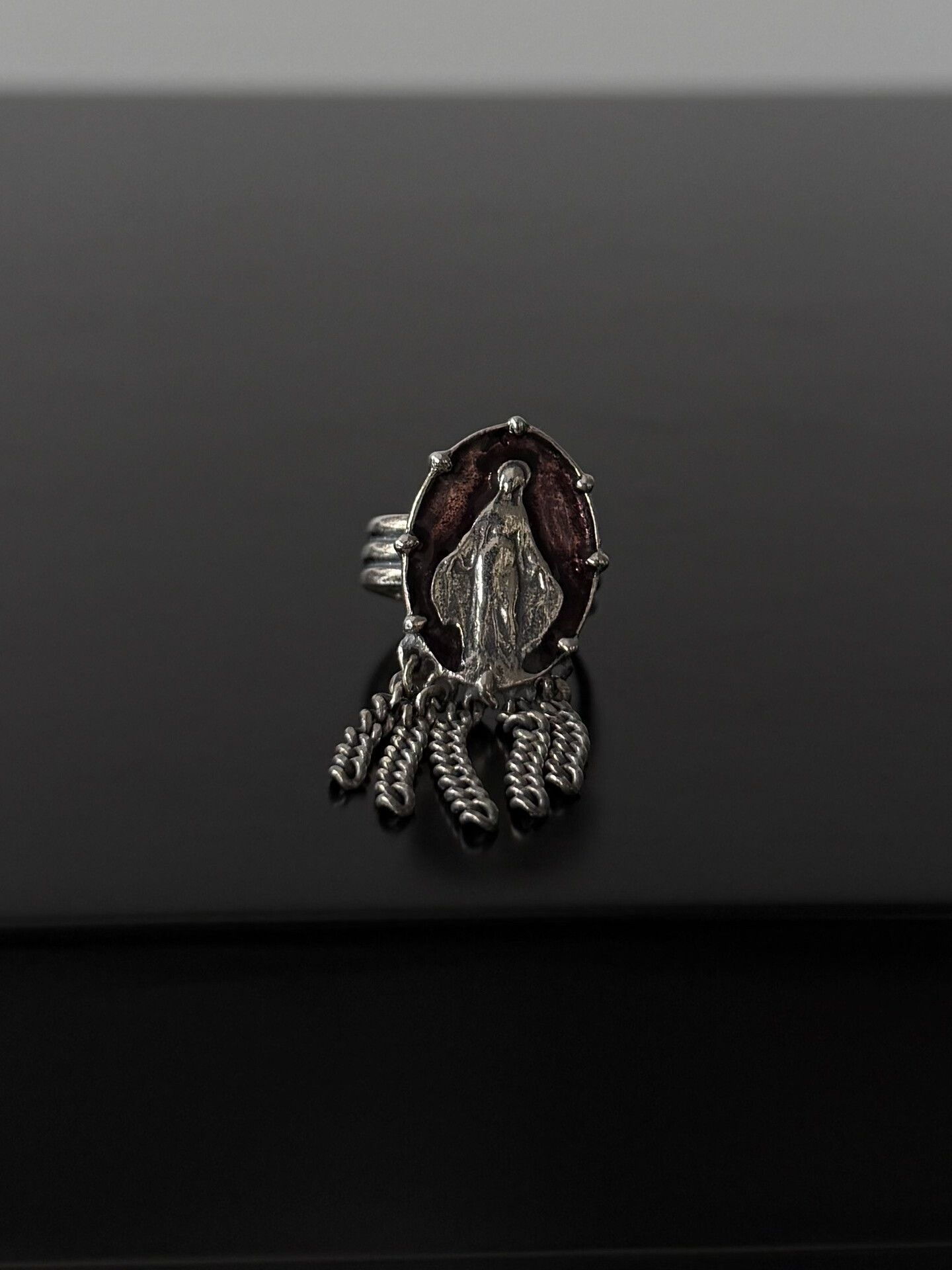 Jean Paul Gaultier Amber Pendant Ring