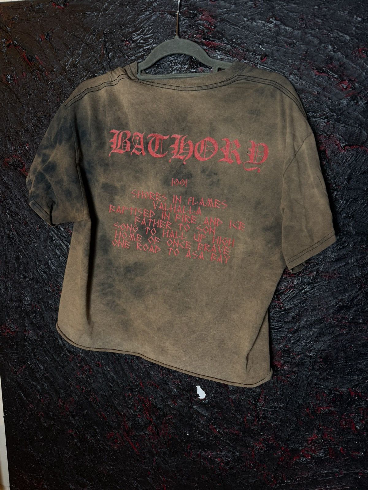 Band Tees Bathory cropped Shirt Size US L / EU 52-54 / 3 - 2 Thumbnail