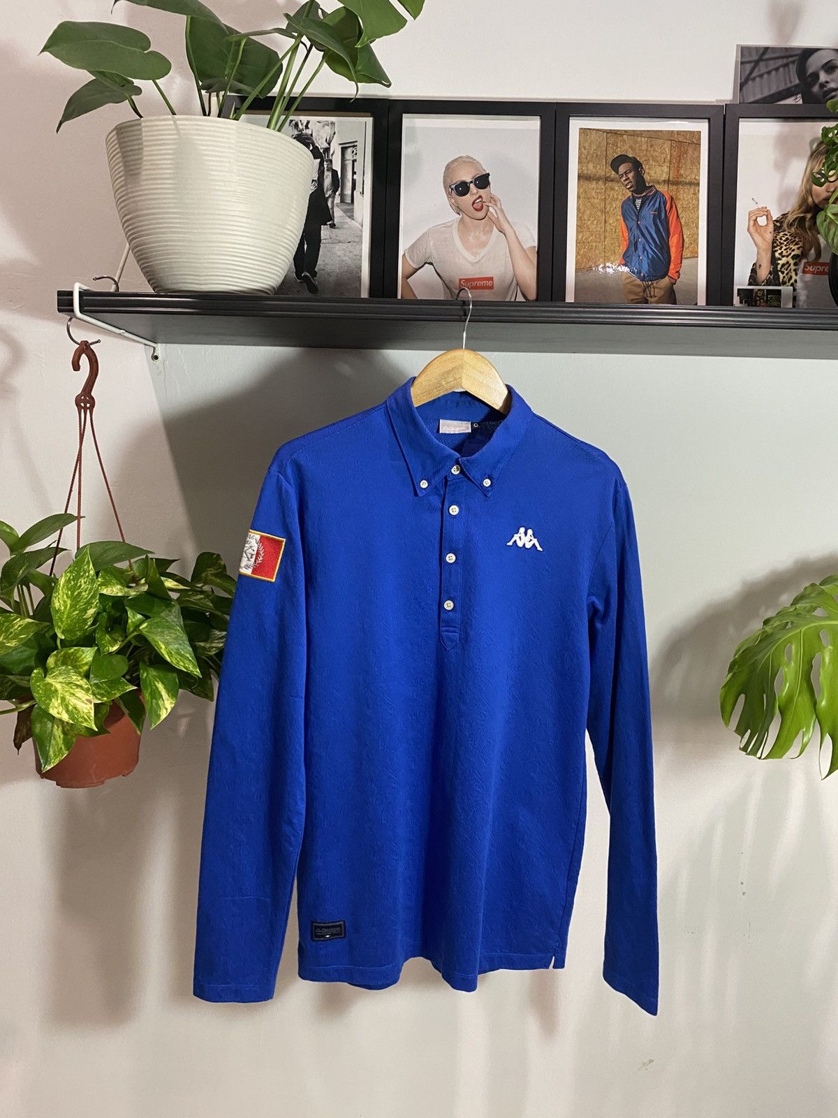 Kappa Vtg Kappa LS Polo Tee Size L / US 10 / IT 46 - 1 Thumbnail
