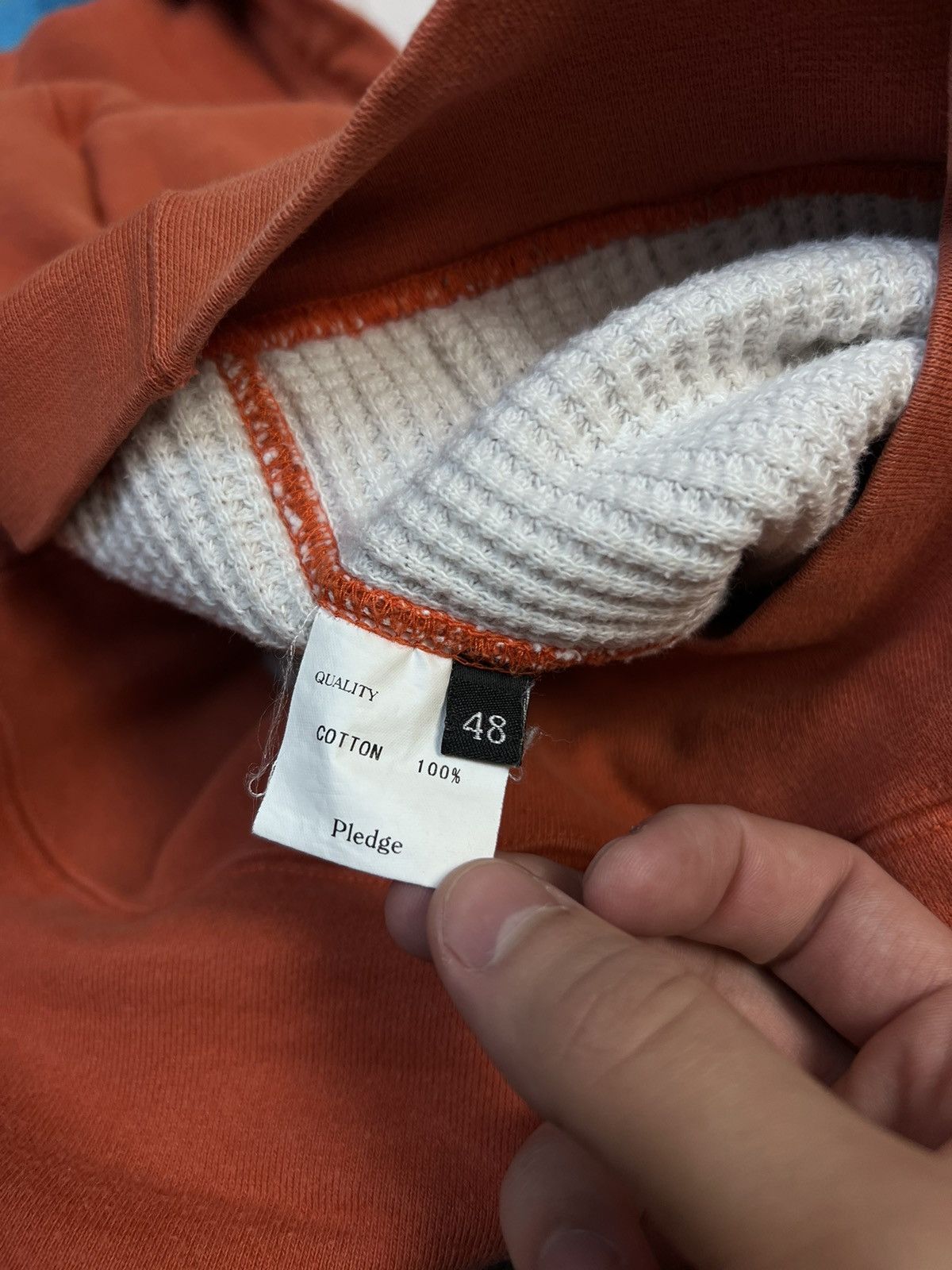 Pledge Pledge Japanese Scull Orange Heavy Hoodie Size US M / EU 48-50 / 2 - 12 Thumbnail