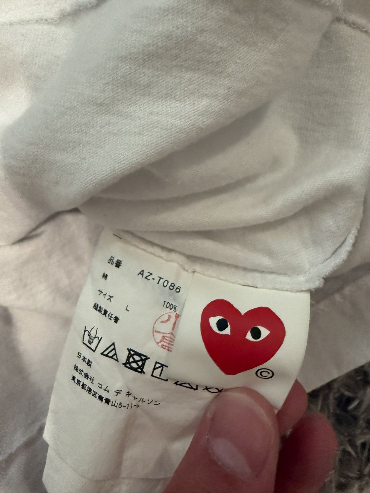 Comme des Garcons PLAY Comme des Garcons PLAY T shirt Size US L / EU 52-54 / 3 - 3 Thumbnail