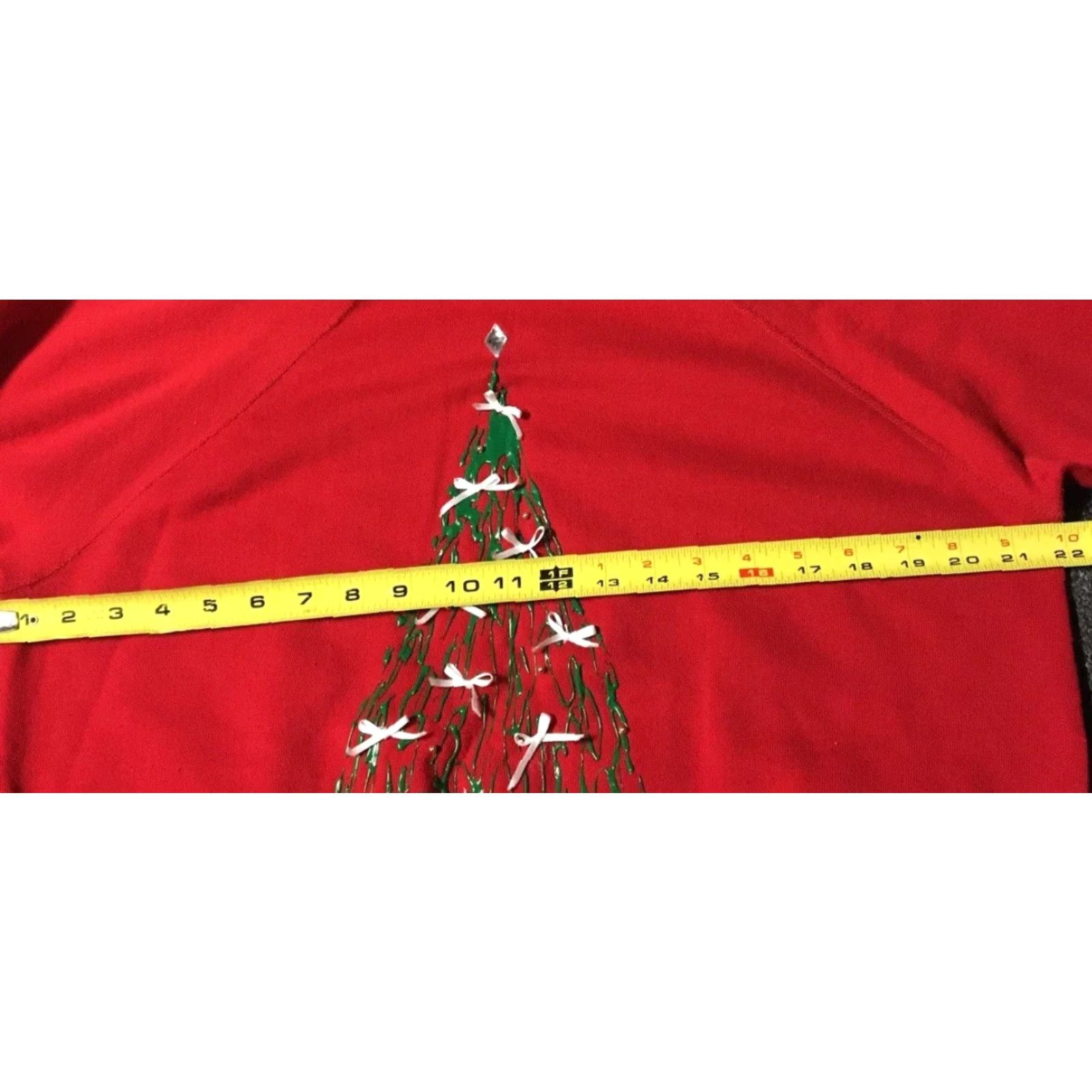 Vintage Vtg 80s Christmas Tree Duck Sweatshirt L USA Action Men Red Santa Vaporwave Grunge 90s Cartoon Art Holiday Size US L / EU 52-54 / 3 - 7 Thumbnail