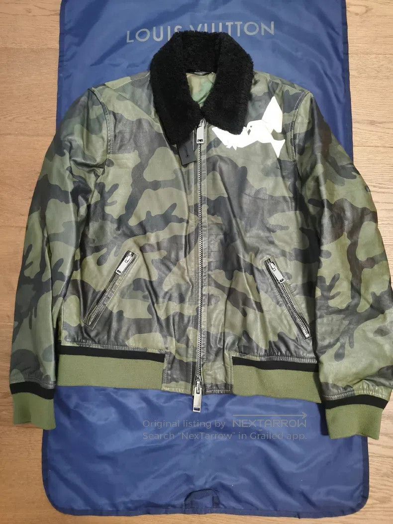 Valentino Valentino Camouflage leather jacket Size US M / EU 48-50 / 2 - 2 Thumbnail