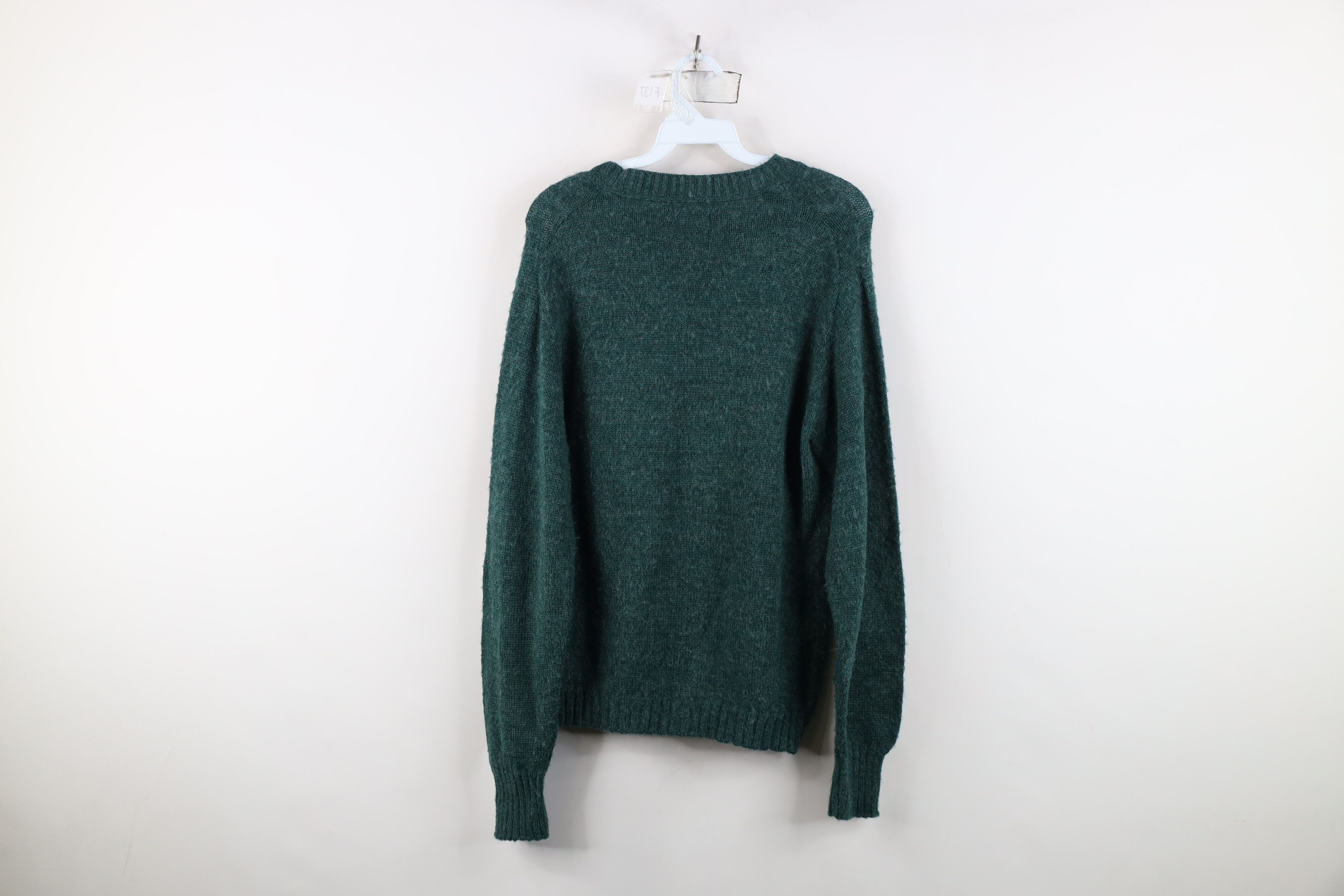 Vintage Vintage 60s 70s Streetwear Crewneck Sweater Green USA Size US S / EU 44-46 / 1 - 7 Thumbnail