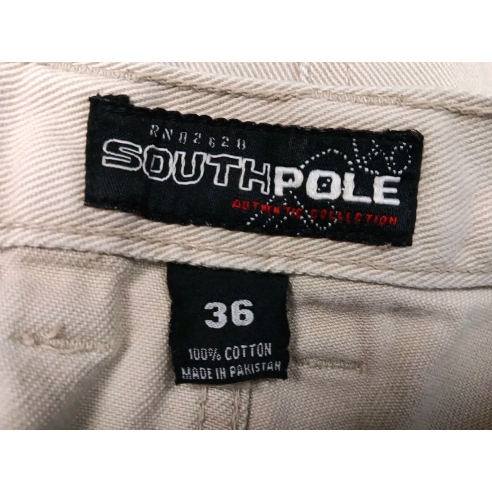 Southpole VINTAGE Southpole Jeans Men 36x31 Beige Wide-Leg Baggy Y2K Relaxed High Rise Size US 36 / EU 52 - 4 Thumbnail
