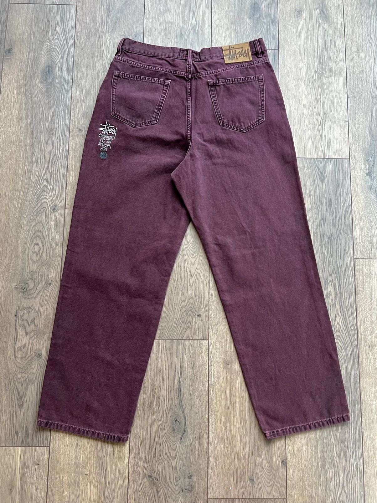 【希少、早い者勝ち】STUSSY BIG OL' JEAN ダークブラウン Stussy Big Ol' Denim Vintage Jean Brown Men's - SS25 - US