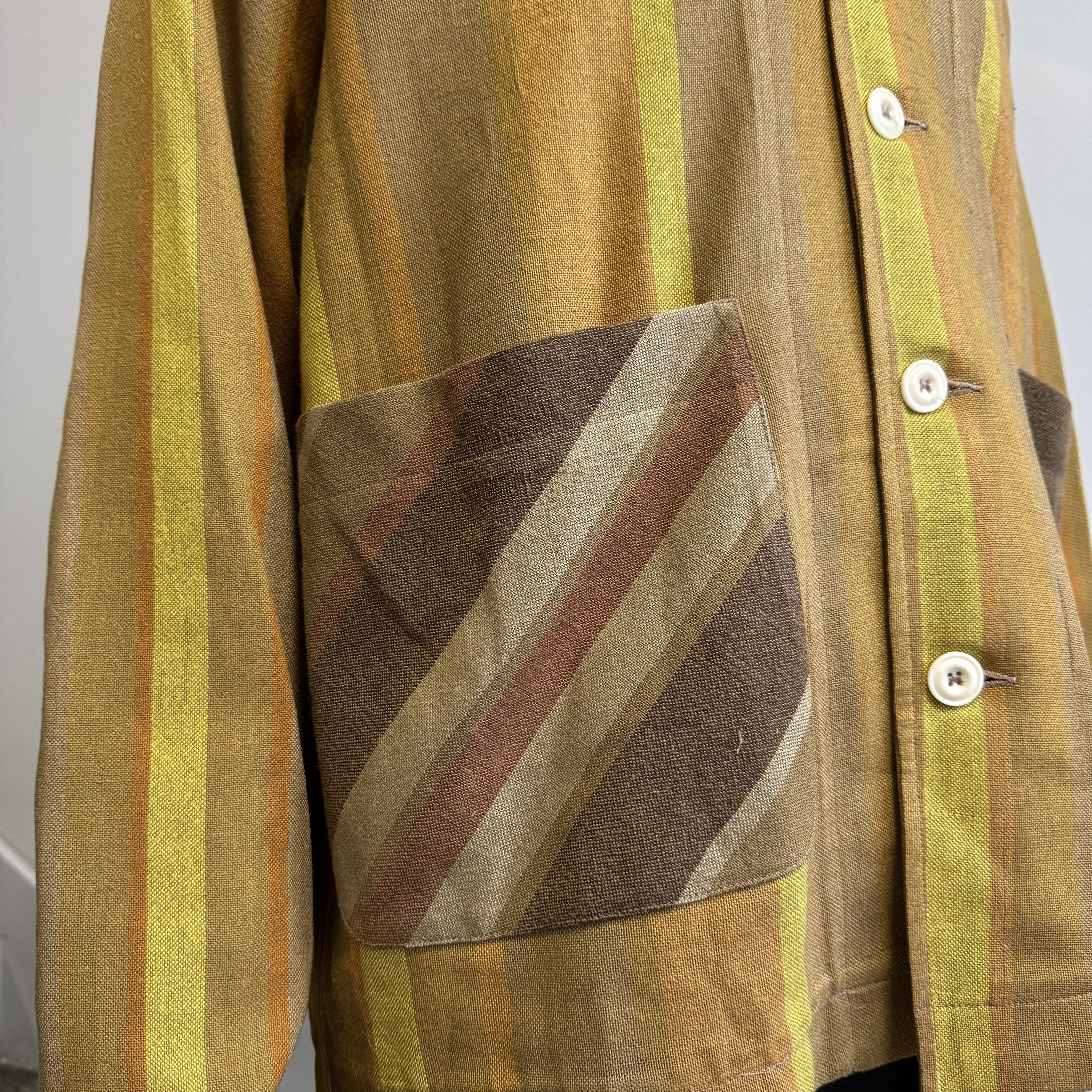 Nicholas Daley Nicholas Daley Multicolor Striped Light Jacket Size US L / EU 52-54 / 3 - 5 Thumbnail