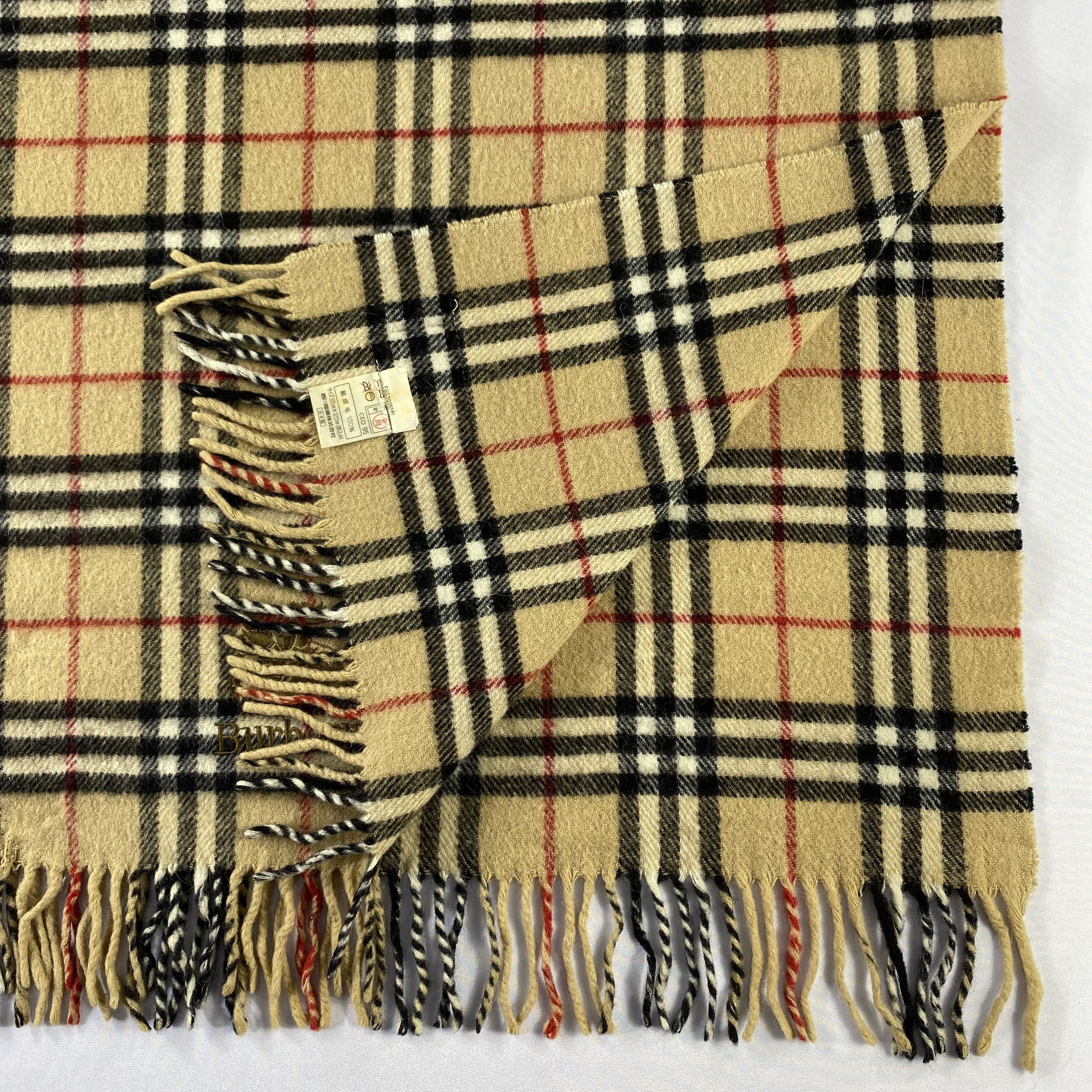 Burberry × Vintage Burberry Scarf Neck Wrap Big Size Muffler Size ONE SIZE - 3 Thumbnail