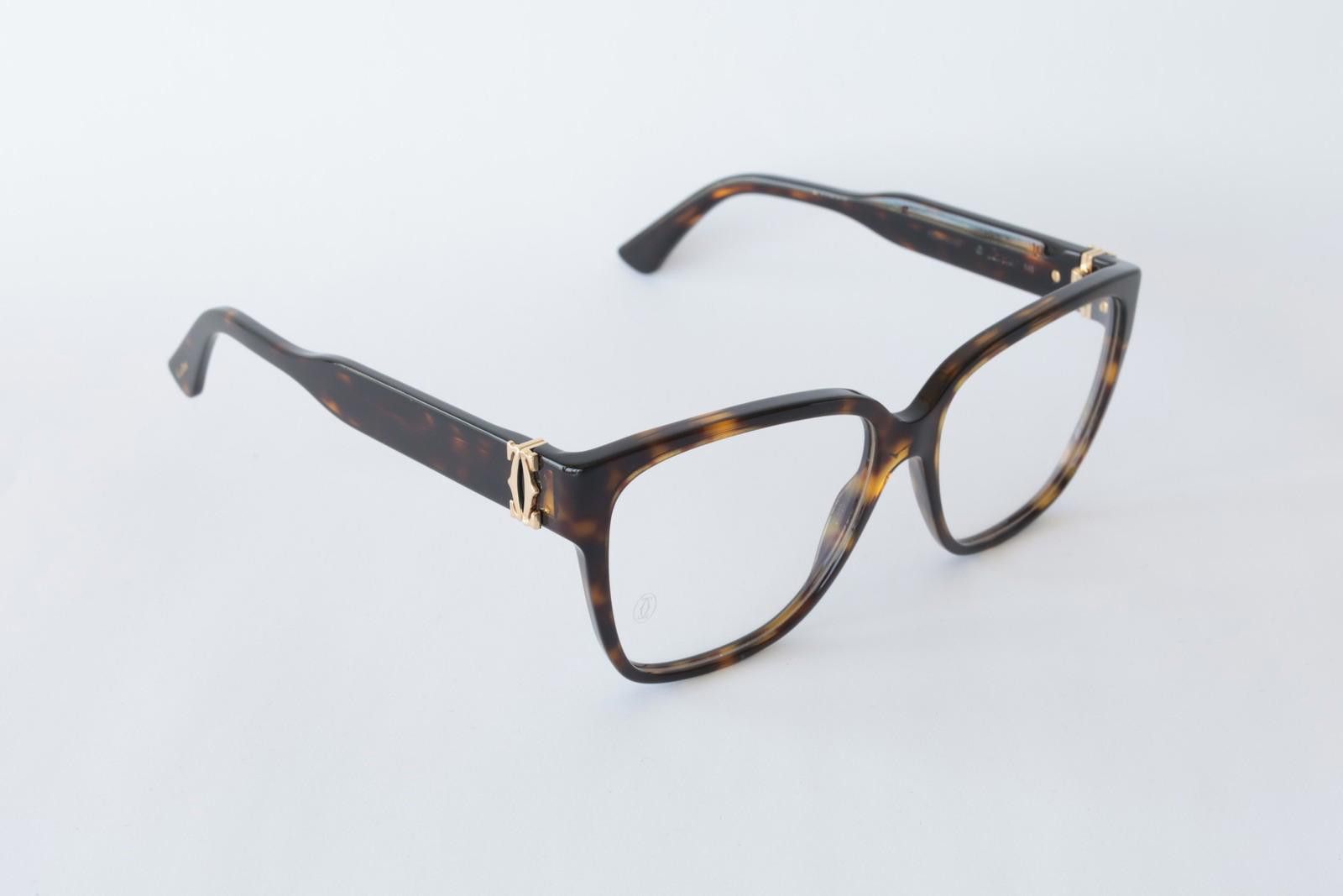 Cartier New Cartier eyewear optical eyeglasses CT0451O 002 havana Size ONE SIZE - 8 Thumbnail