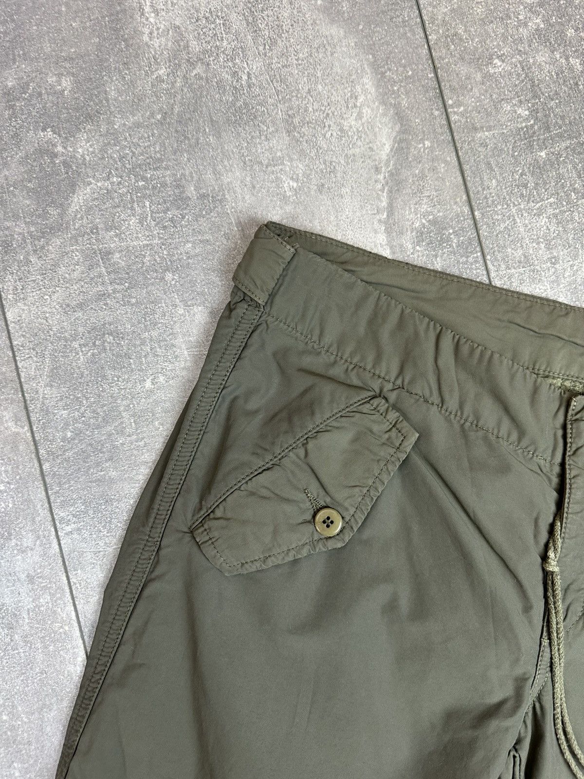 Diesel Women’s Khaki Diesel Double Knee Jogger Pants Y2K Size 27" / US 4 / IT 40 - 6 Thumbnail