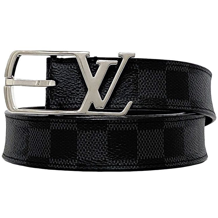 Louis Vuitton LOUIS VUITTON Belt Black Cotton Size ONE SIZE - 1 Thumbnail