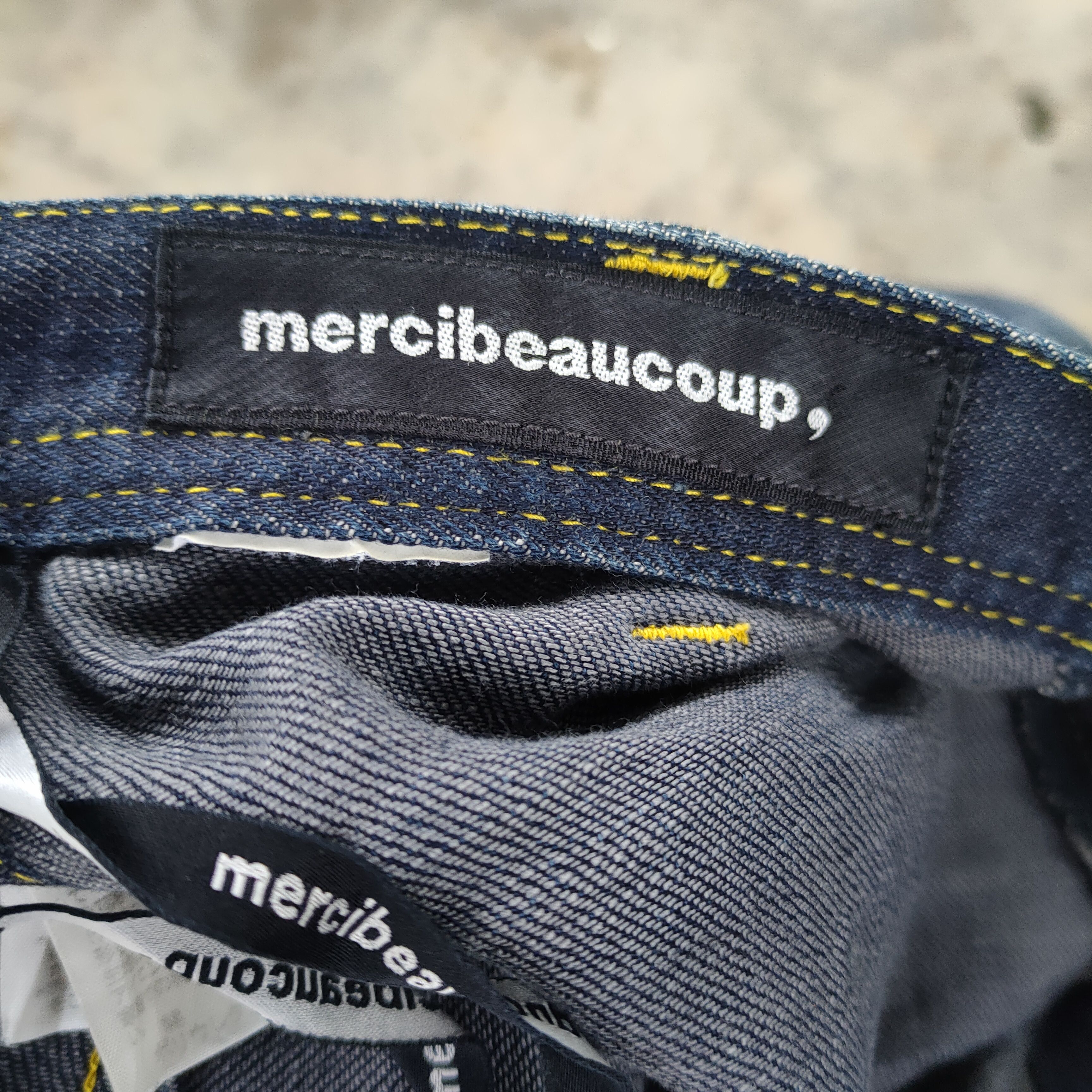 Issey Miyake × Jean × mercibeaucoup MERCIBEAUCOUP BY ISSEY MIYAKE JEAN DENIM PANTS Size US 32 / EU 48 - 17 Thumbnail