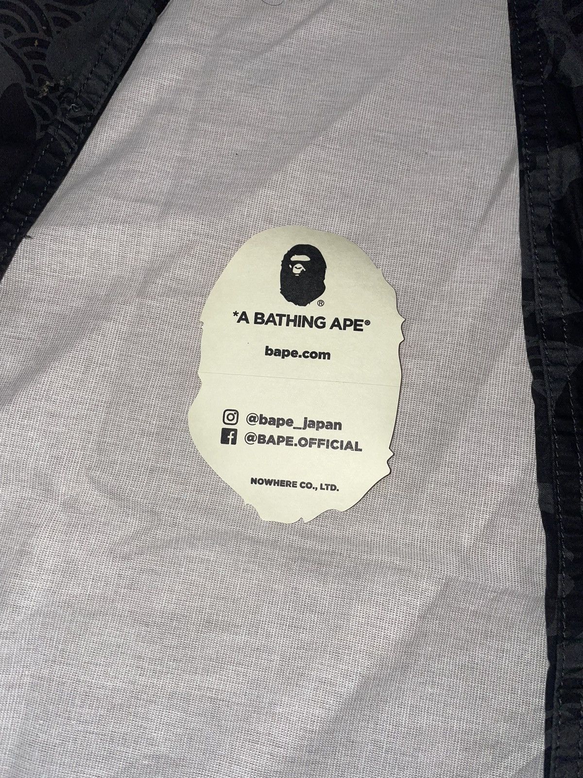 Bape BAPE 1st Camo Cargo Pants ‘Black’ Size US 35 - 9 Thumbnail