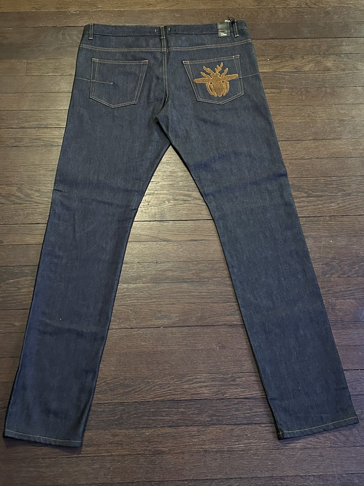 Dior Dior Homme Embroidered Logo Jeans (Spider) Size US 36 / EU 52 - 2 Thumbnail