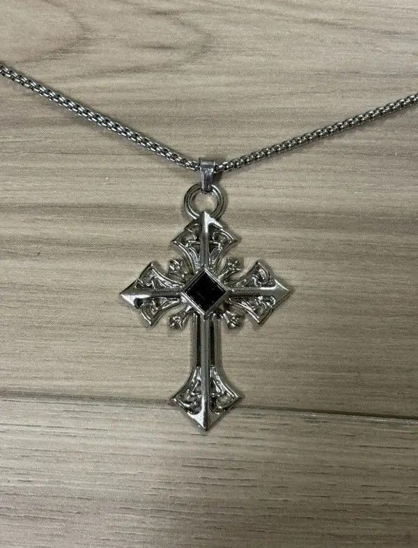 Japanese Brand Black Ore Cross Necklace Size ONE SIZE - 6 Thumbnail
