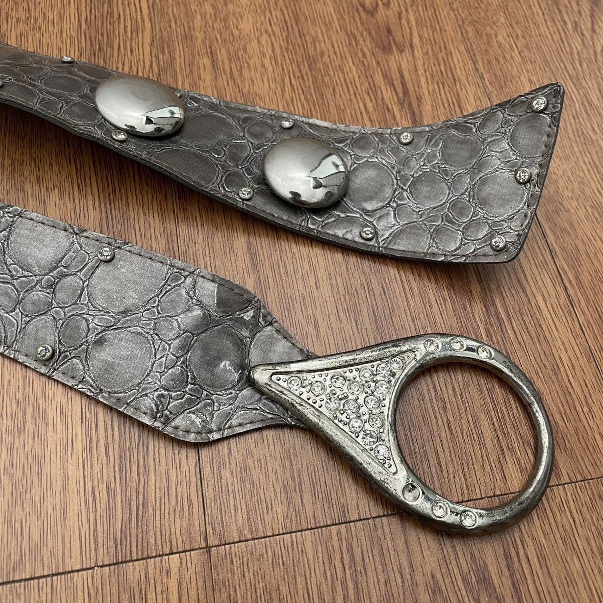 If Six Was Nine Snakeskin studded wide belt ifsixwasnine styled Size ONE SIZE - 2 Thumbnail