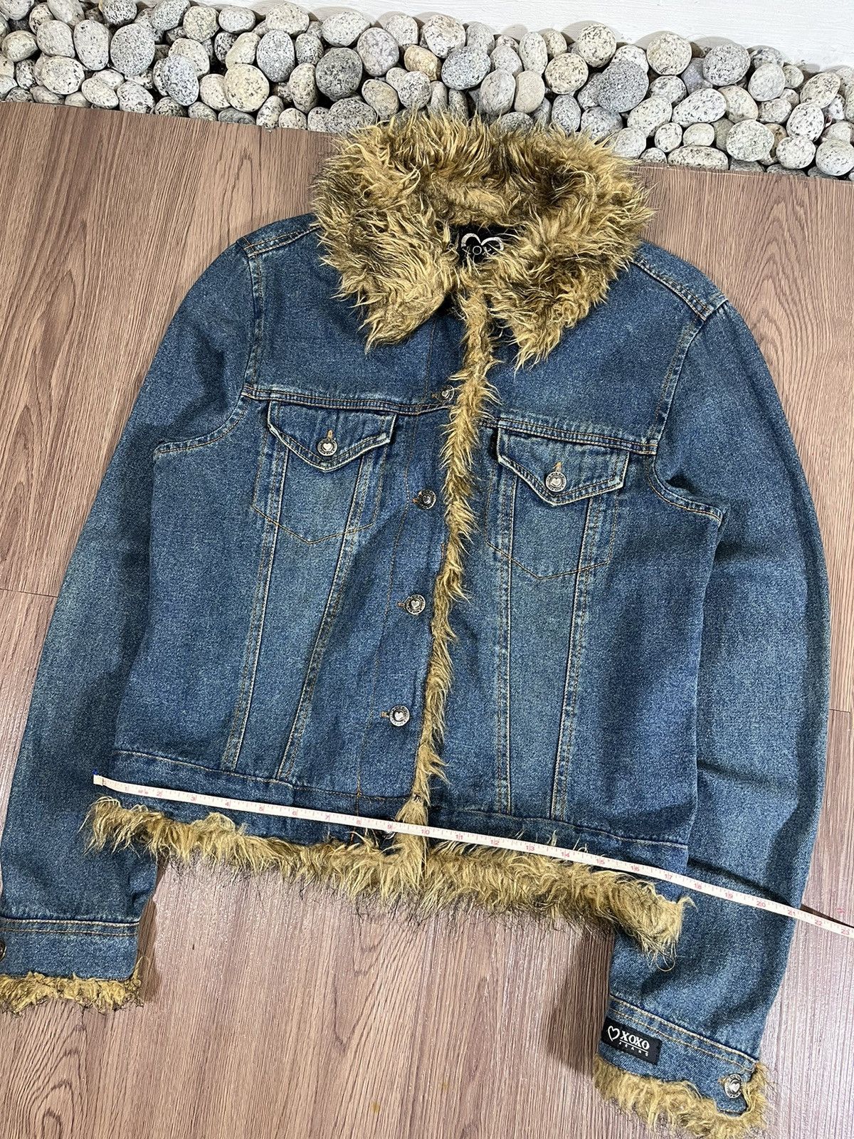 Beauty Beast XoxoJeans Fur Cropped Denim Jacket Size US M / EU 48-50 / 2 - 10 Thumbnail
