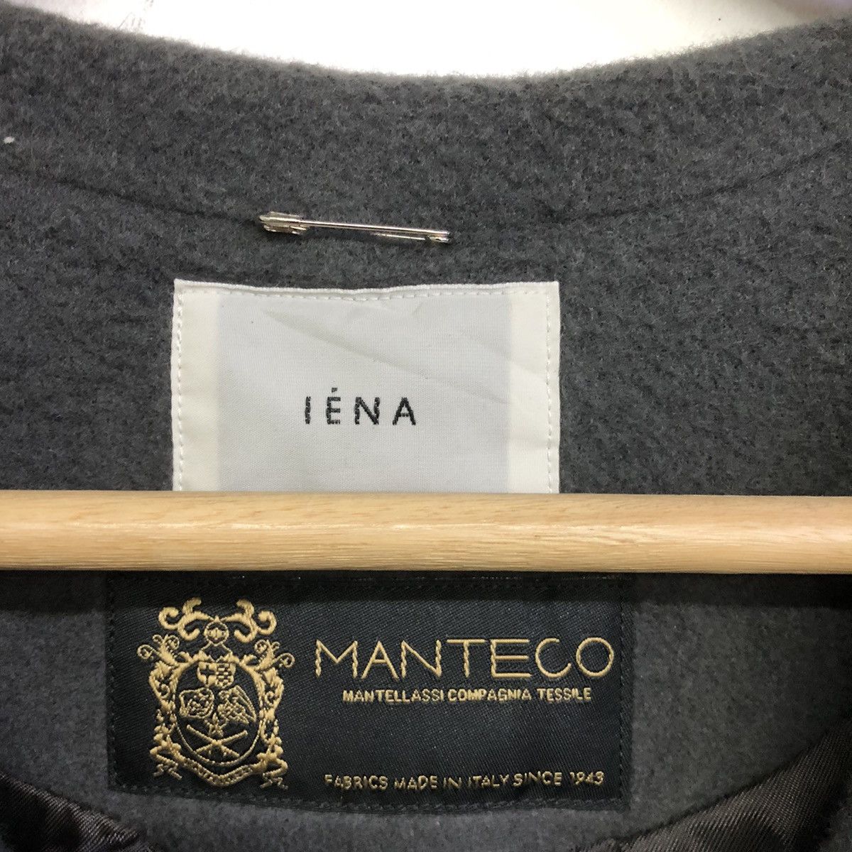 Japanese Brand IENA MANTECO NON-COLLAR WINTER LONG COAT Size XS / US 0-2 / IT 36-38 - 14 Thumbnail