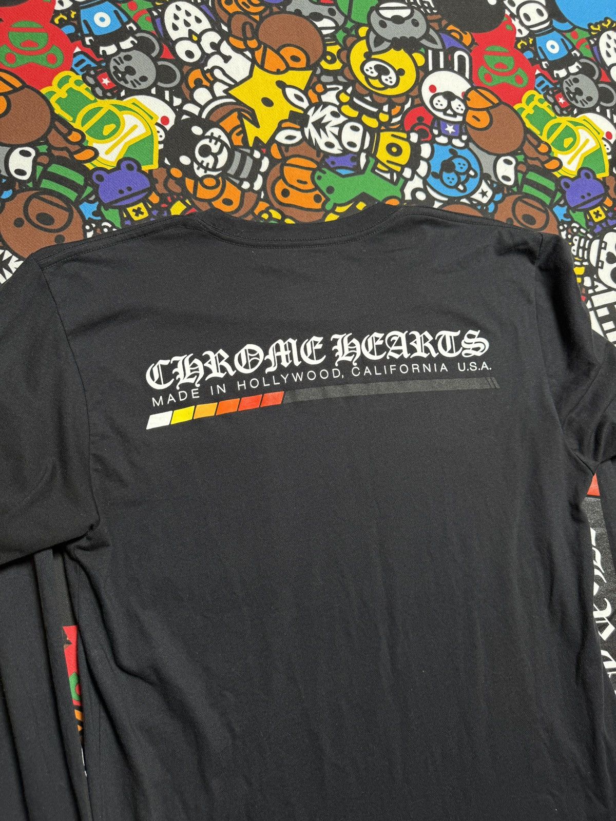 Chrome Hearts Chrome Hearts Black Charge Up Long Sleeve Tee Size US M / EU 48-50 / 2 - 12 Thumbnail