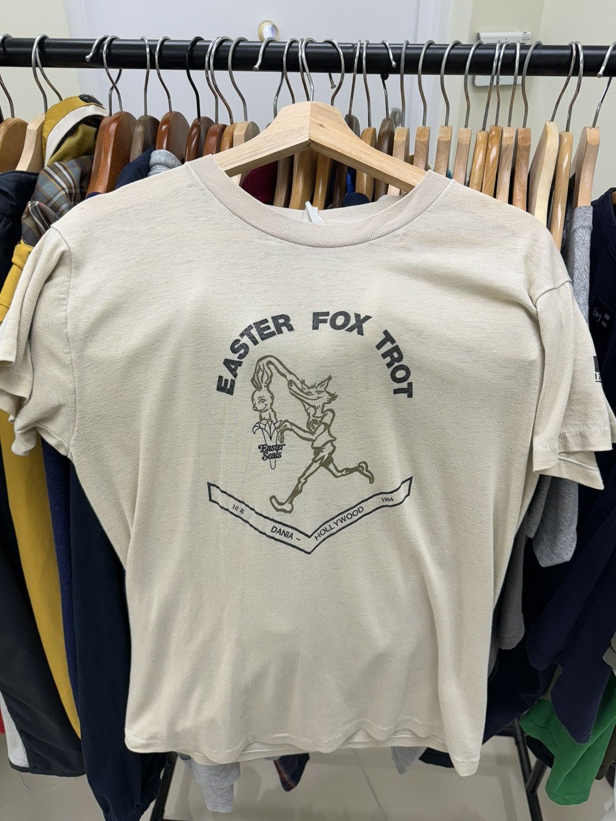 Vintage Vintage 1980s Fox trout tee Size US L / EU 52-54 / 3 - 1 Thumbnail