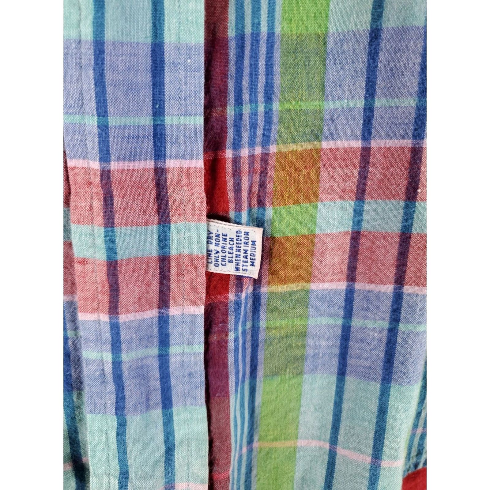 Ralph Lauren Ralph Lauren Shirt Madras Plaid Button Down Short Sleeve Mens M Multicolor Size US M / EU 48-50 / 2 - 2 Thumbnail