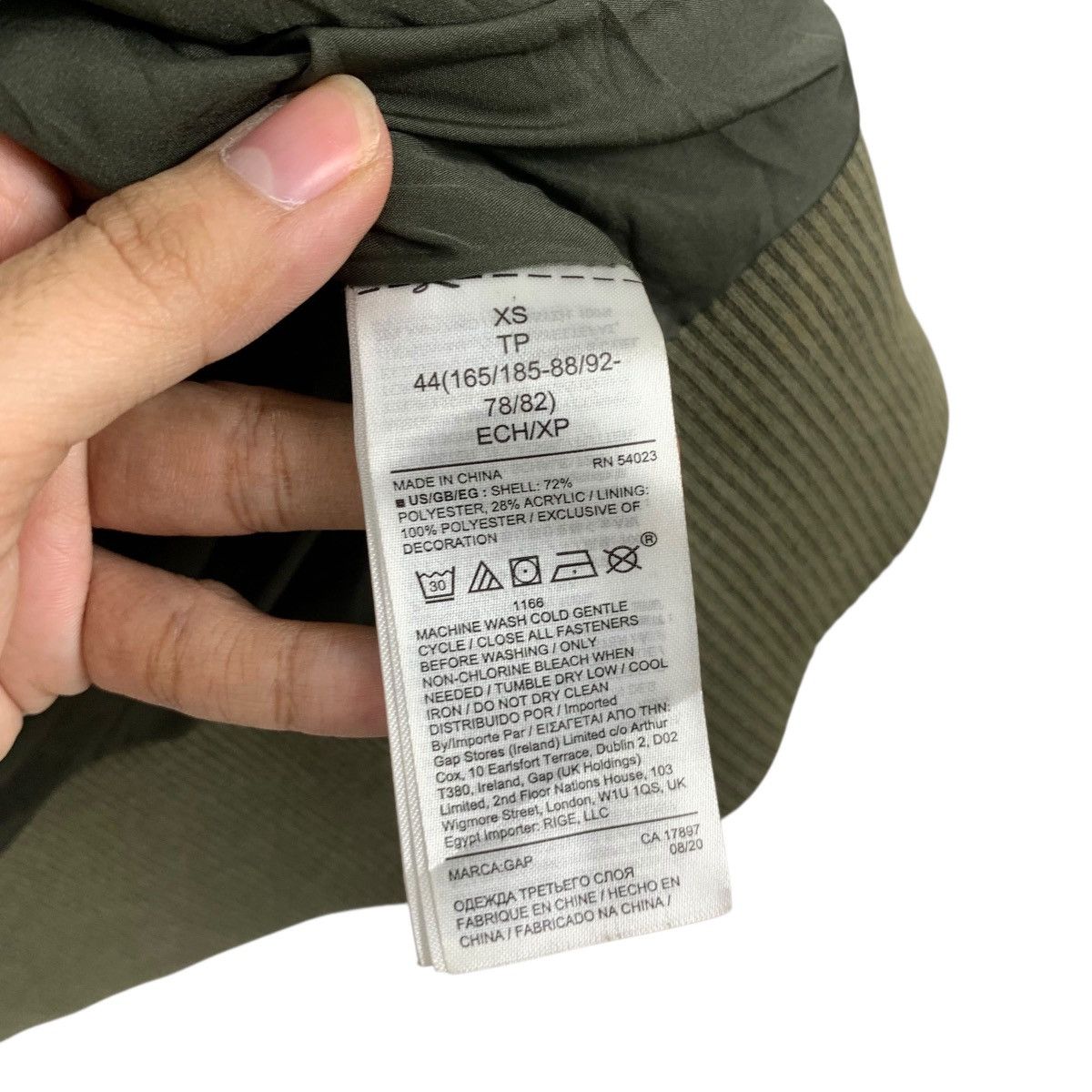 Gap Vintage GAP USA CAMOUFLAGE Camo Sherpa Fleece Jacket Size XS / US 0-2 / IT 36-38 - 10 Thumbnail