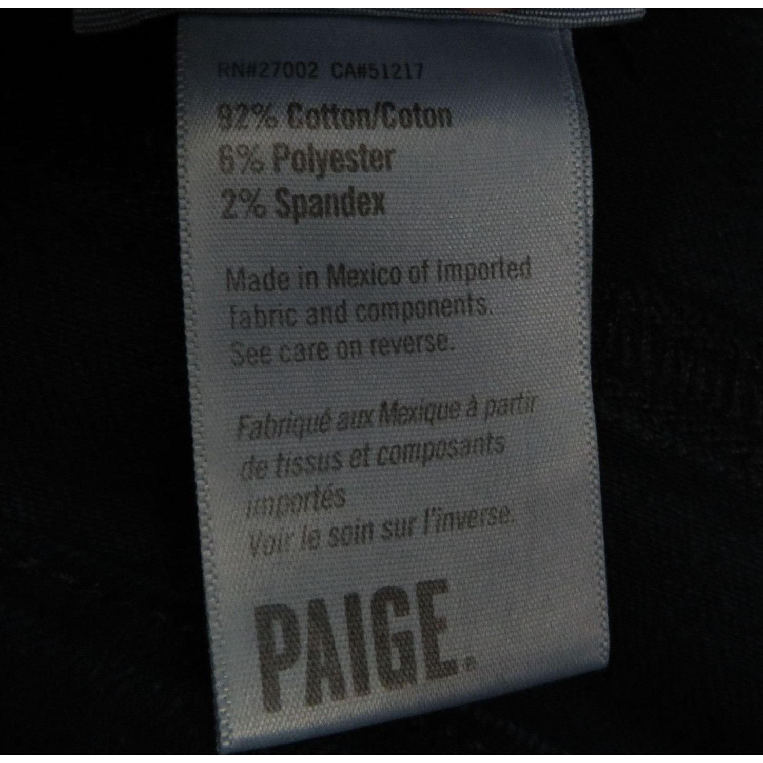 Paige Paige Hoxton Ankle High Rise Skinny Jeans Size 24 Transcend Size 42" / US 20 - 4 Thumbnail